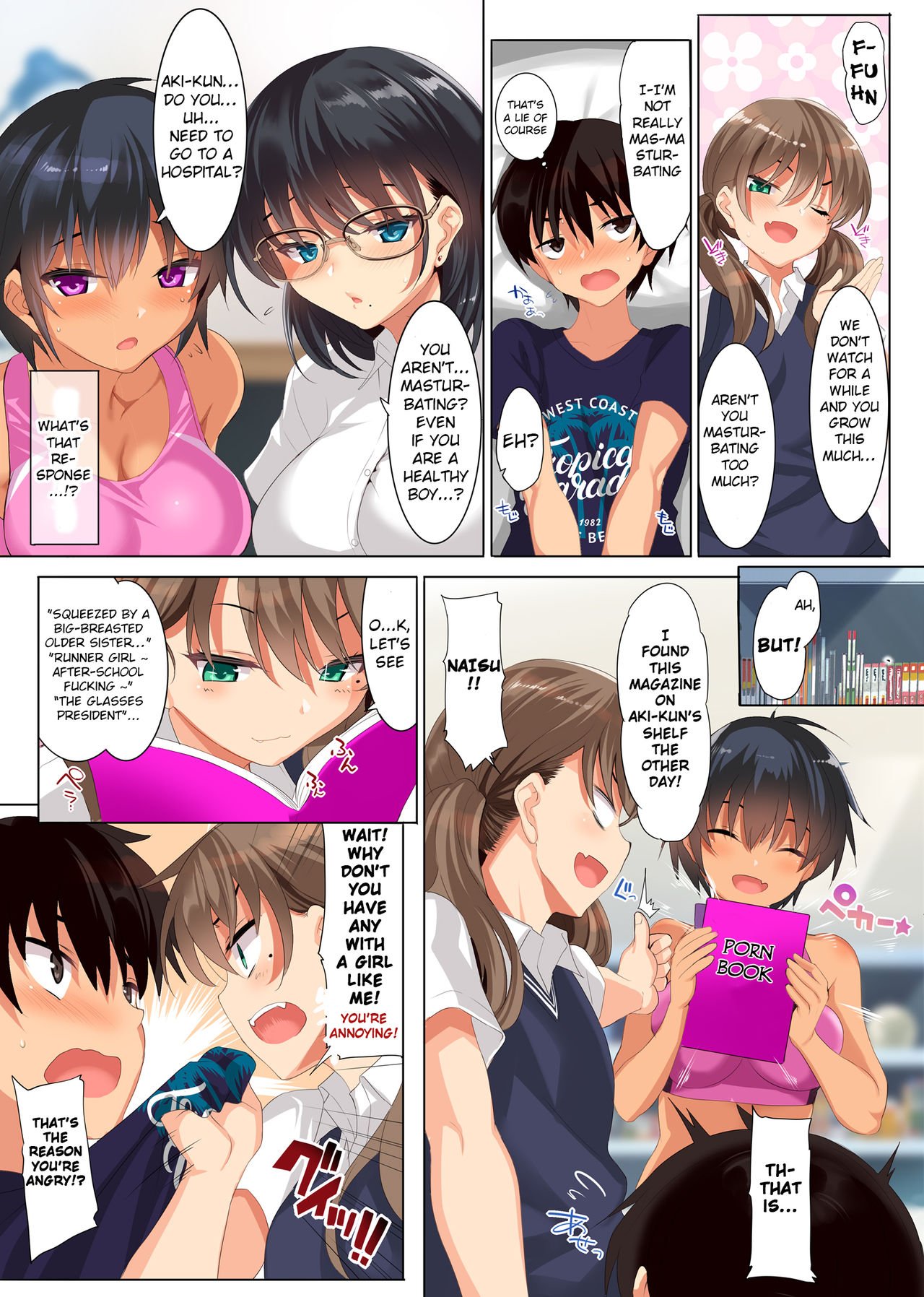 Three Sister’s Harem [Cle Masahiro] - Chapter 1 — Page 9