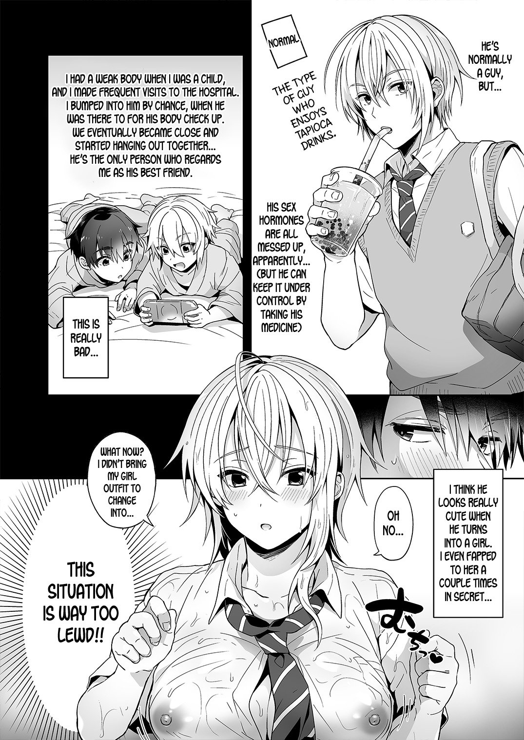 Ore no Shinyuu wa TS [Uten Ameka] - Chapter 1 — Page 6