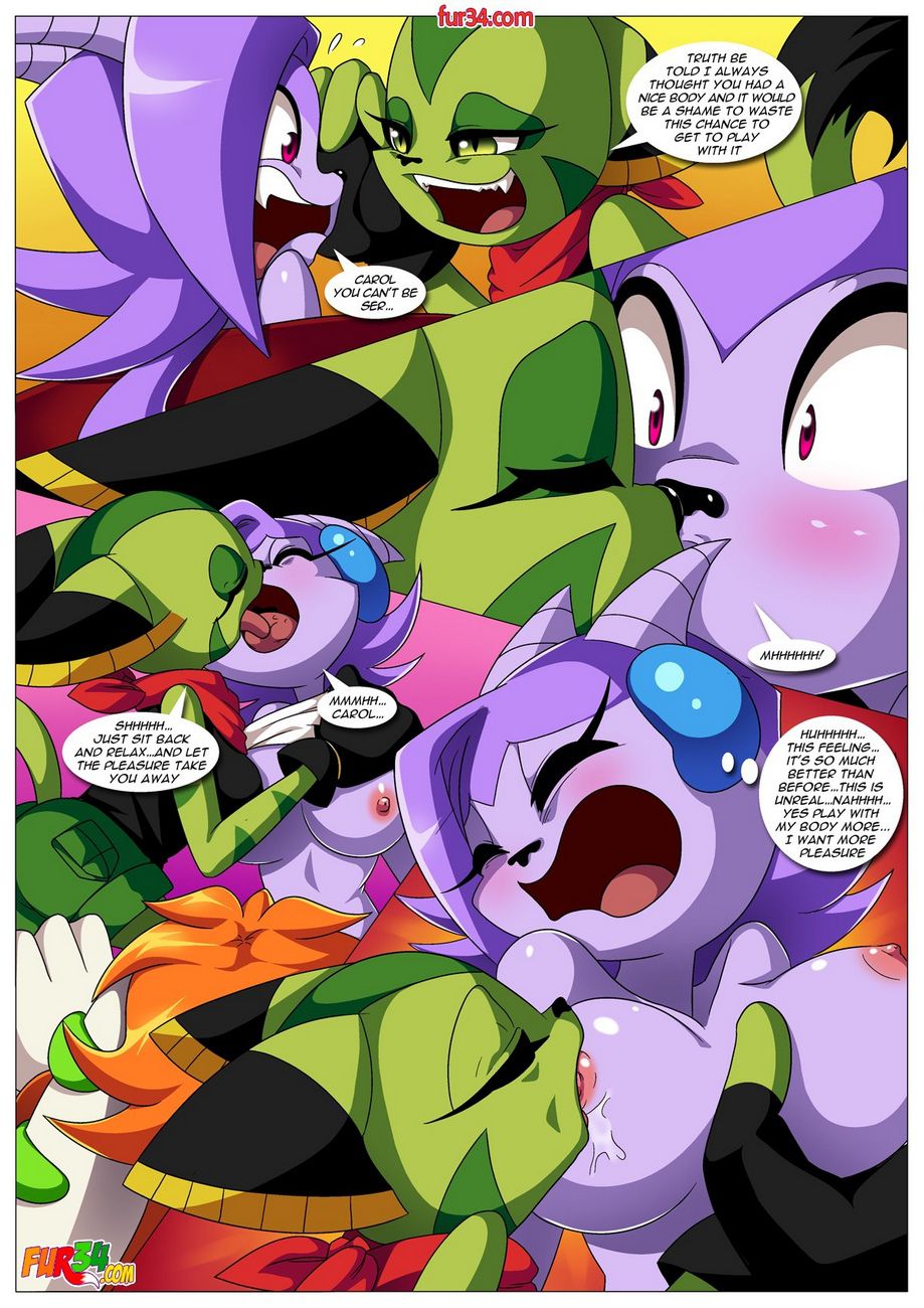Watching A Movie With Friends (Freedom Planet) [Palcomix] - Chapter 1 — Page 8