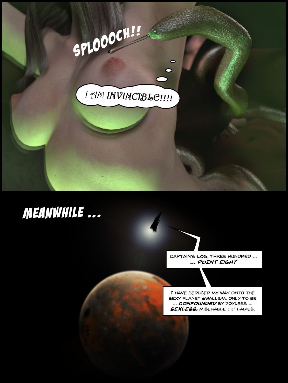 Telepathic Hentai Tentacle Spacey Rapey Sex Trek 9000 [Sindy Anna Jones] - Chapter 1 — Page 73