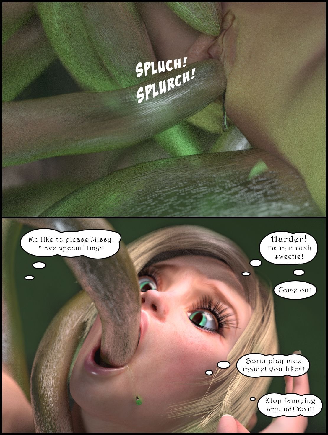 Telepathic Hentai Tentacle Spacey Rapey Sex Trek 9000 [Sindy Anna Jones] - Chapter 1 — Page 9