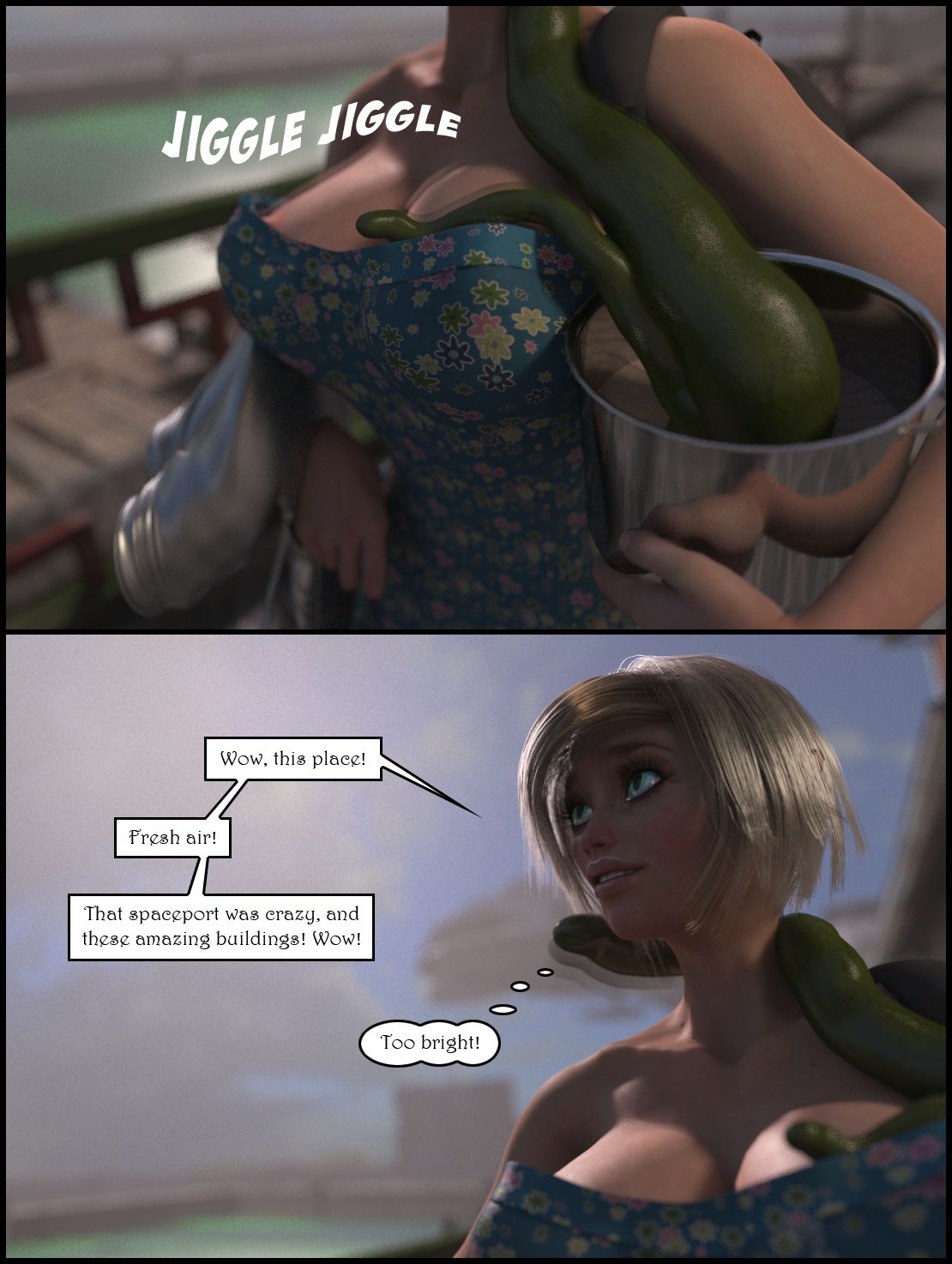 Telepathic Hentai Tentacle Spacey Rapey Sex Trek 9000 [Sindy Anna Jones] - Chapter 1 — Page 91