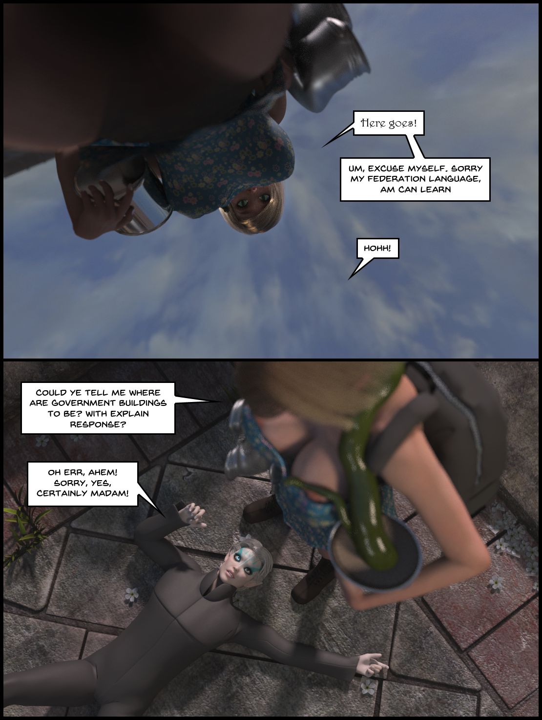 Telepathic Hentai Tentacle Spacey Rapey Sex Trek 9000 [Sindy Anna Jones] - Chapter 1 — Page 93
