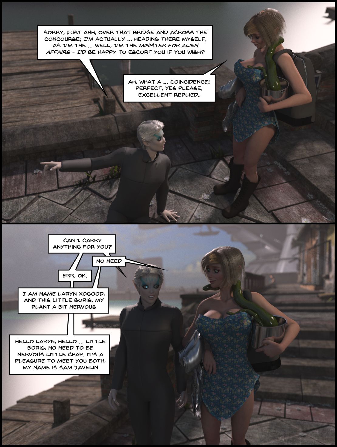 Telepathic Hentai Tentacle Spacey Rapey Sex Trek 9000 [Sindy Anna Jones] - Chapter 1 — Page 94