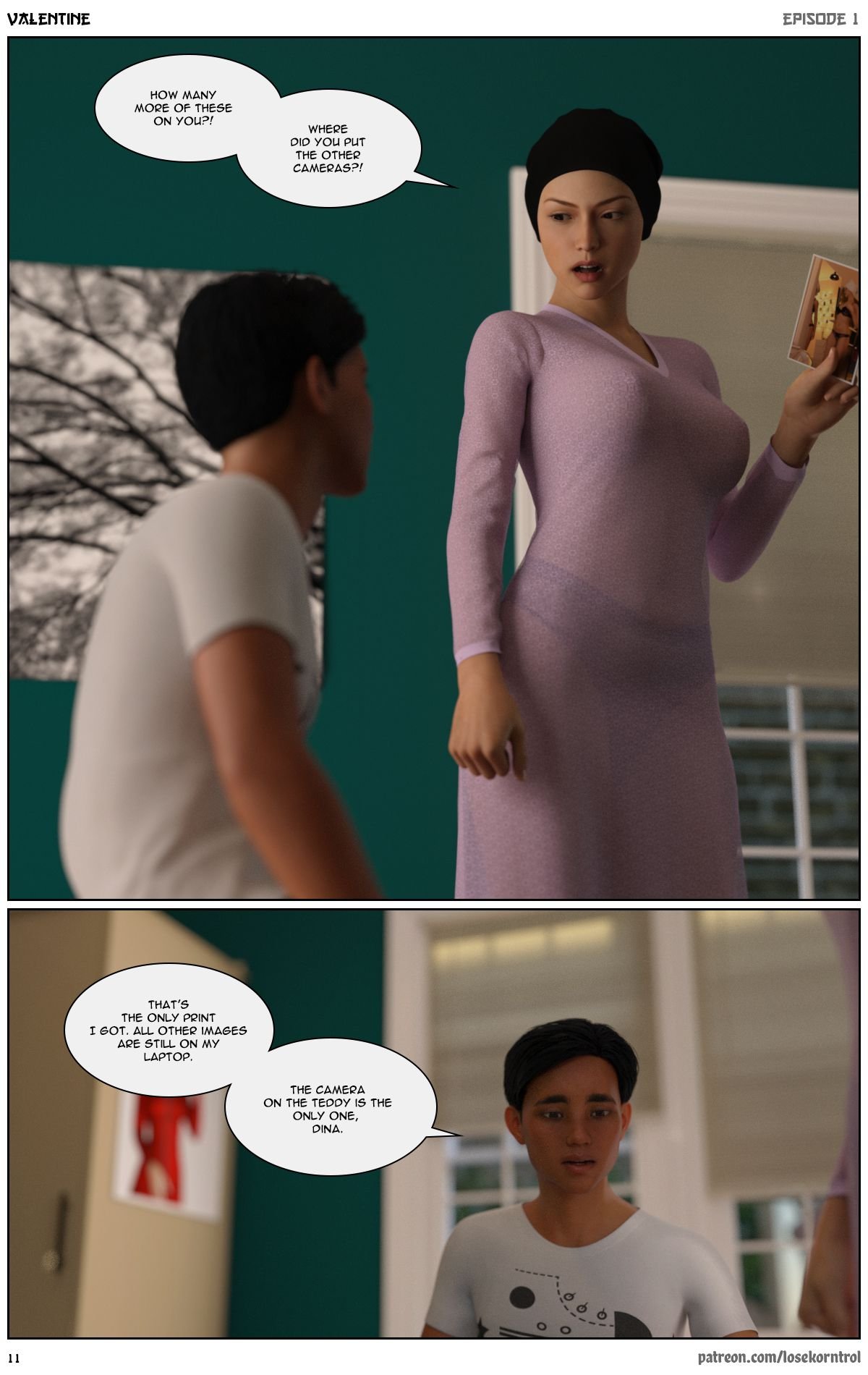 Valentine – Comic [LoseKorntrol, Hijab 3DX] - Chapter 1 — Page 12