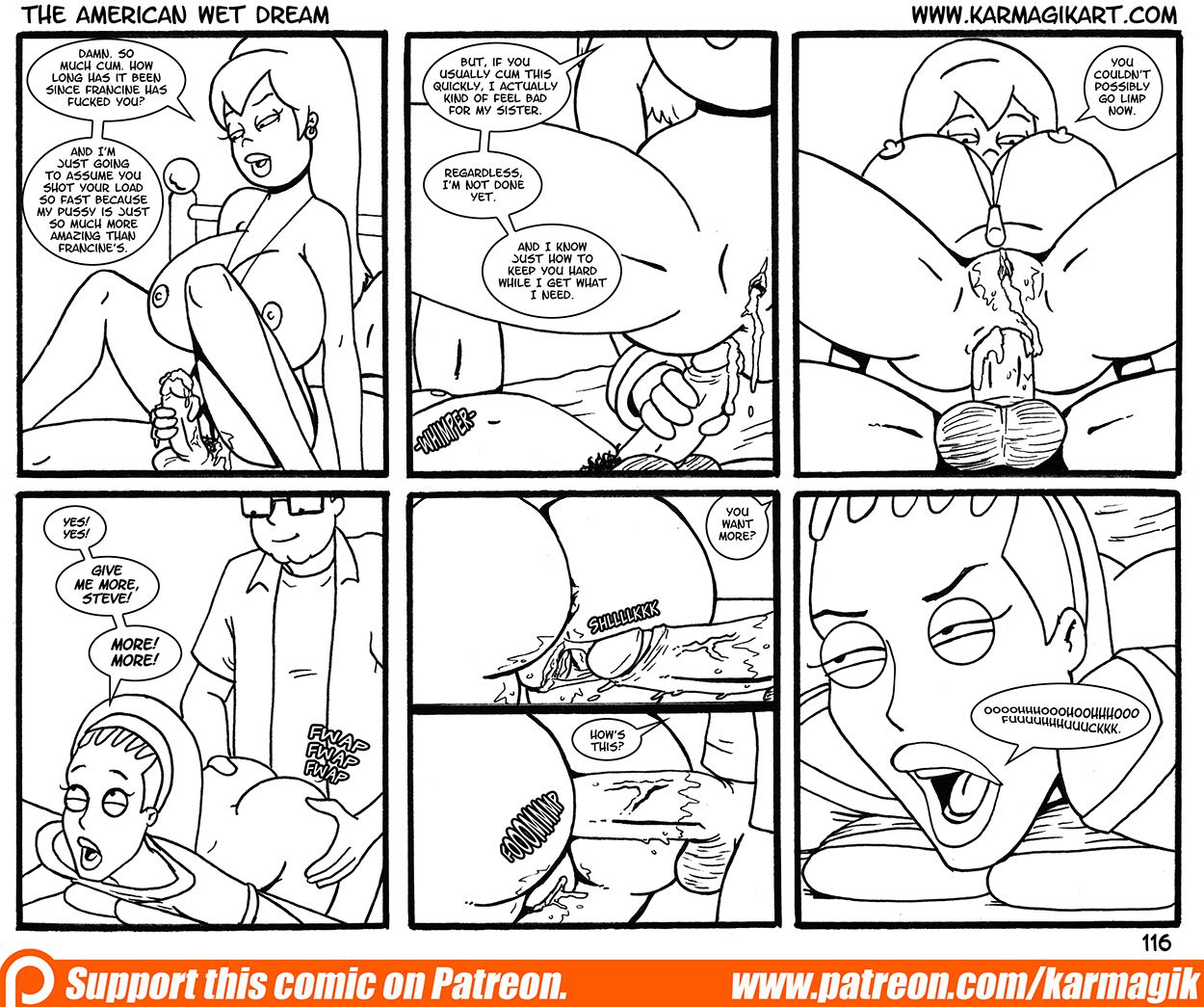 The American Wet Dream (American Dad!) [Karmagik] - Chapter — Page 116