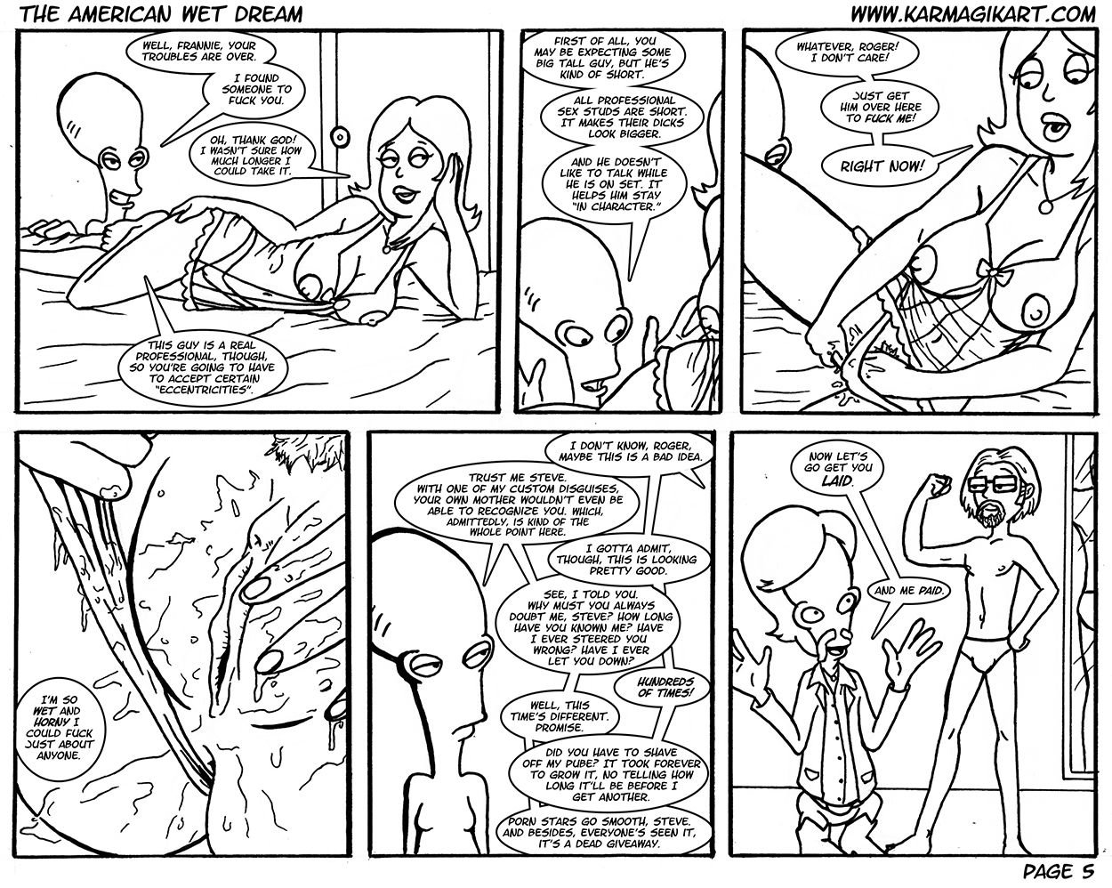 The American Wet Dream (American Dad!) [Karmagik] - Chapter — Page 5