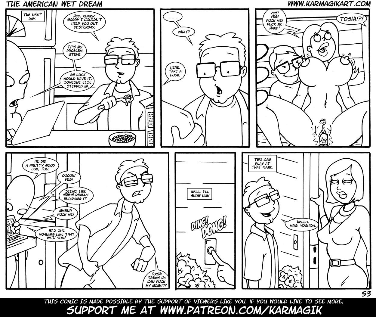 The American Wet Dream (American Dad!) [Karmagik] - Chapter — Page 53