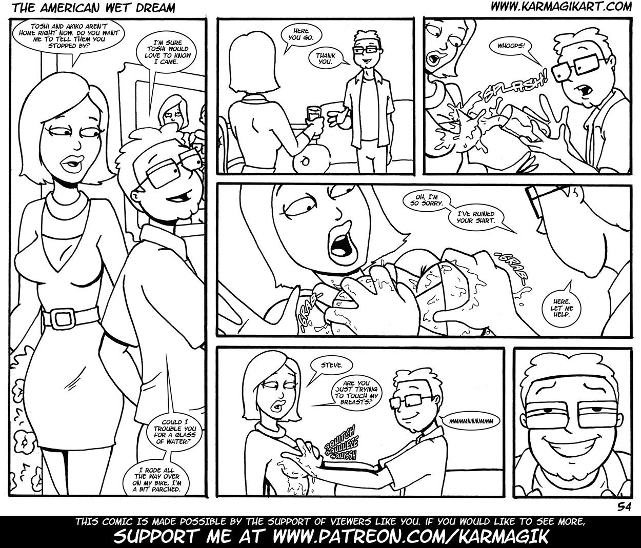 The American Wet Dream (American Dad!) [Karmagik] - Chapter — Page 54