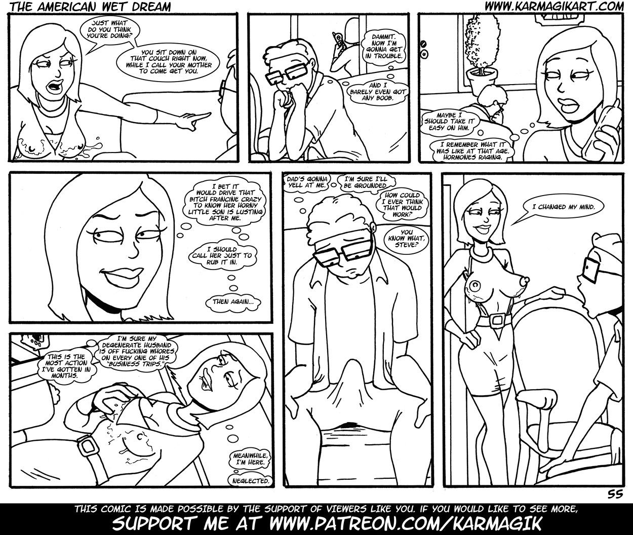 The American Wet Dream (American Dad!) [Karmagik] - Chapter — Page 55