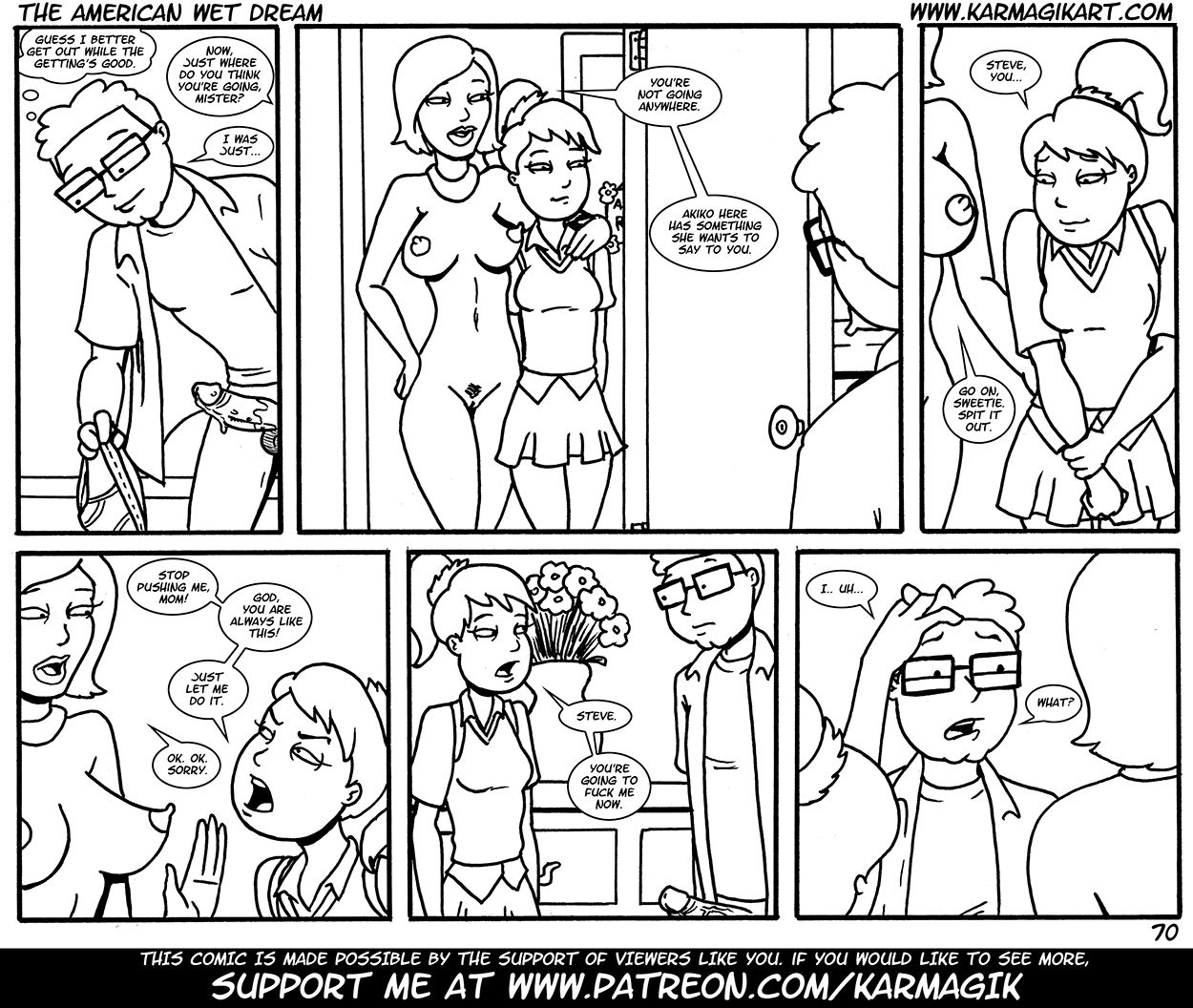 The American Wet Dream (American Dad!) [Karmagik] - Chapter — Page 70