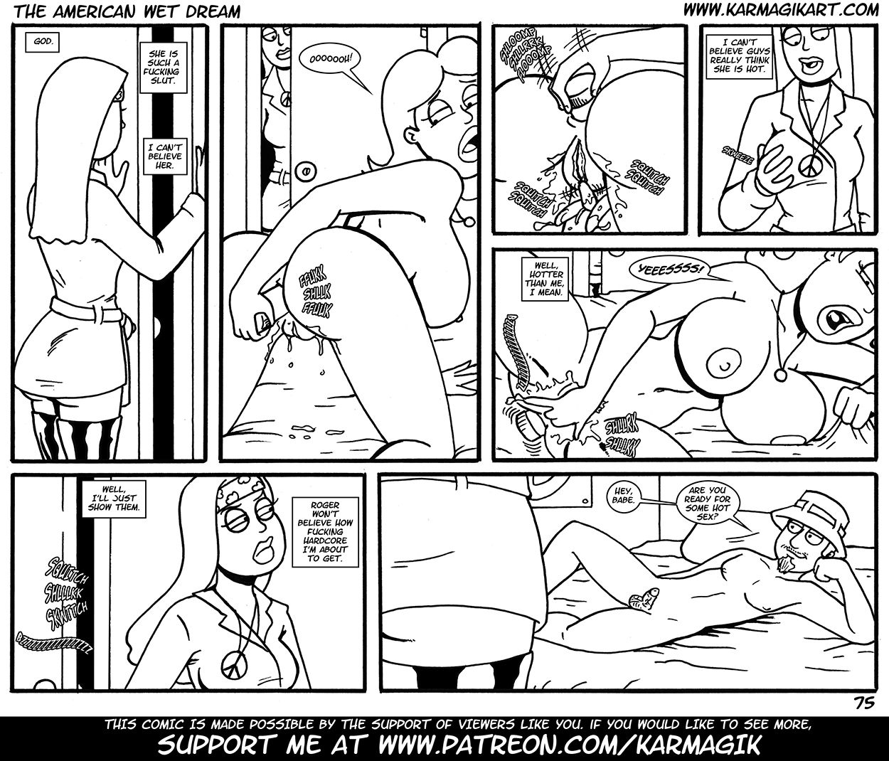 The American Wet Dream (American Dad!) [Karmagik] - Chapter — Page 75