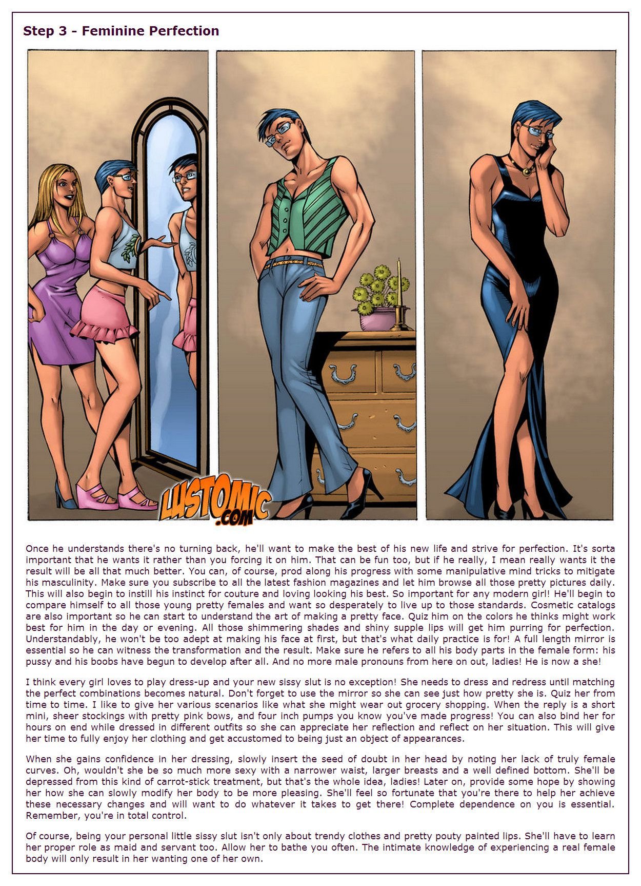 Marissa Makes Michael Michelle [Lustomic] - Chapter 1 — Page 4