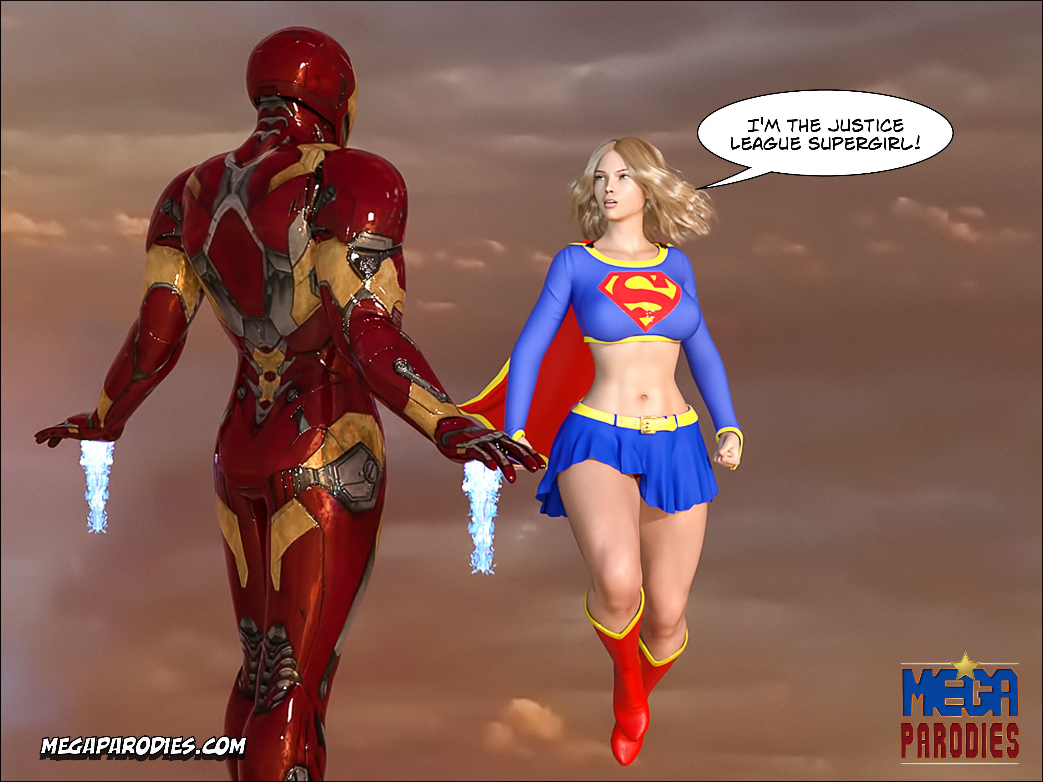 Marvel X DC (The Avengers , Justice League) [MegaParodies] - Chapter 1 — Page 27