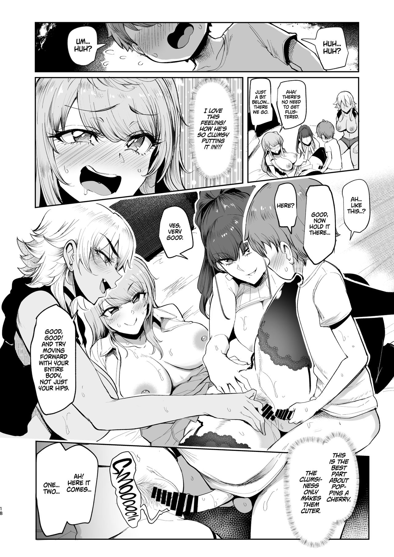 The Place I Stayed Over at Belonged to Perverted Gyaru Onee-chans [Sian] - Chapter 1 — Page 17