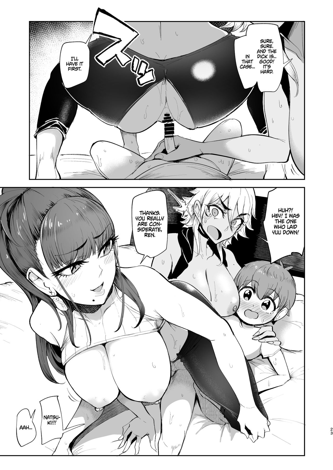The Place I Stayed Over at Belonged to Perverted Gyaru Onee-chans [Sian] - Chapter 1 — Page 22