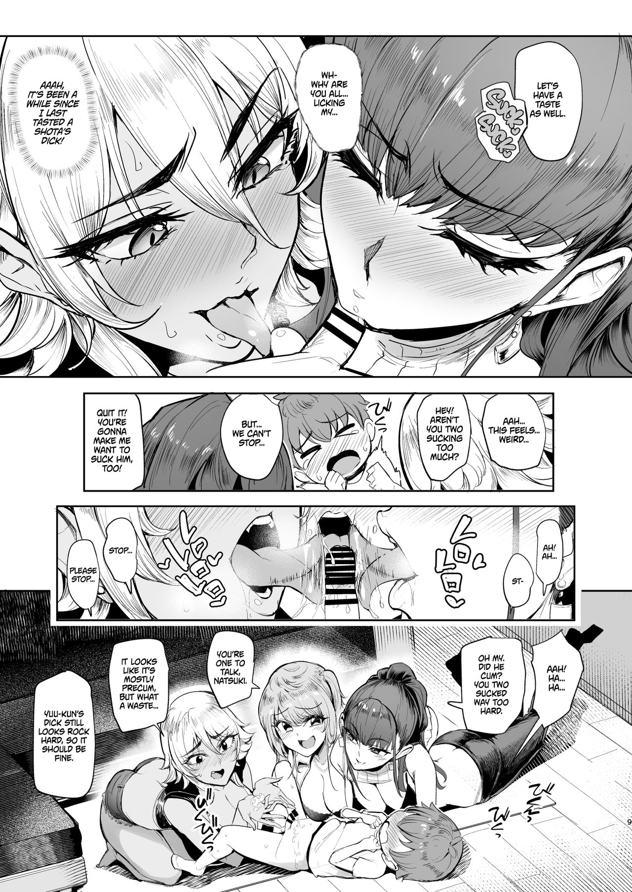 The Place I Stayed Over at Belonged to Perverted Gyaru Onee-chans [Sian] - Chapter 1 — Page 8