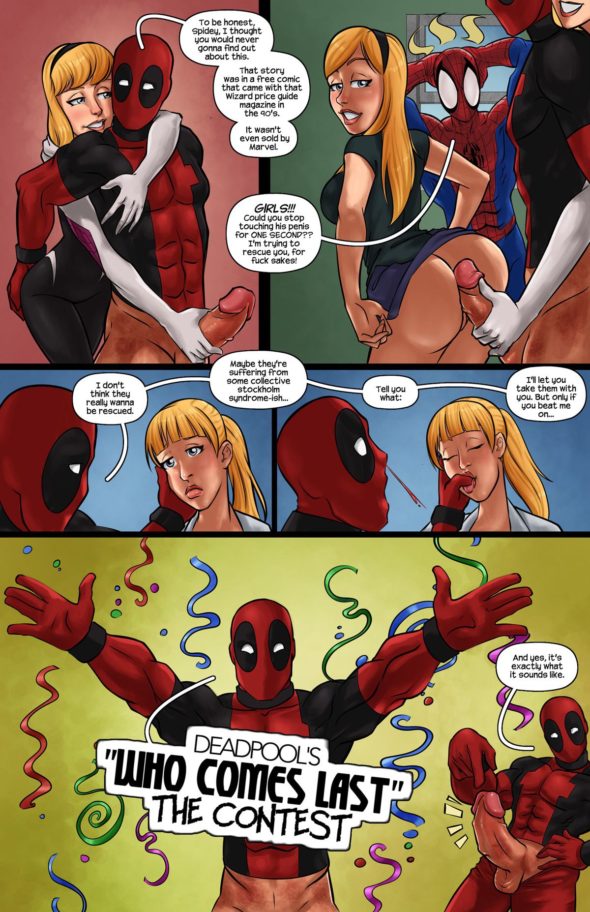 Gwen Stacys Are The Sole Property Of Deadpool (Deadpool , Spider-Man) [Tracy Scops] - Chapter 1 — Page 4