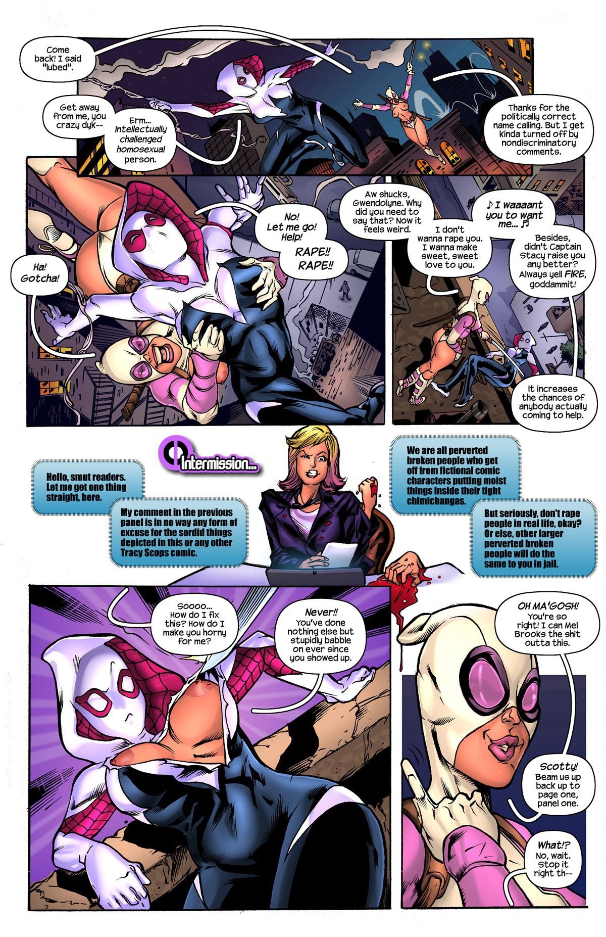 Gwenpool (Spider-Man , Deadpool) [Tracy Scops] - Chapter 1 — Page 4