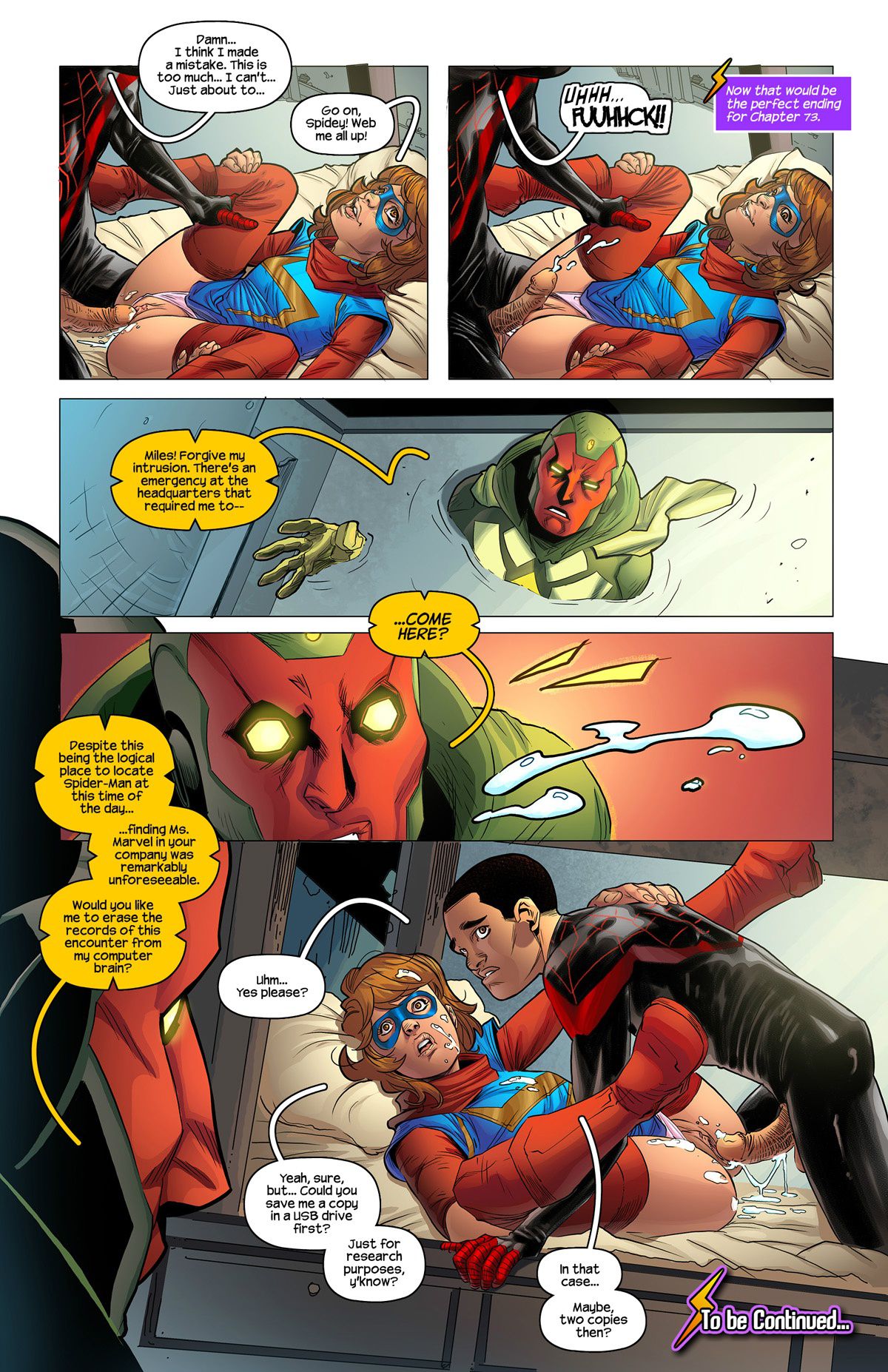 Kamala And Miles (Captain Marvel , Spider-Man) [Tracy Scops] - Chapter 1 — Page 10