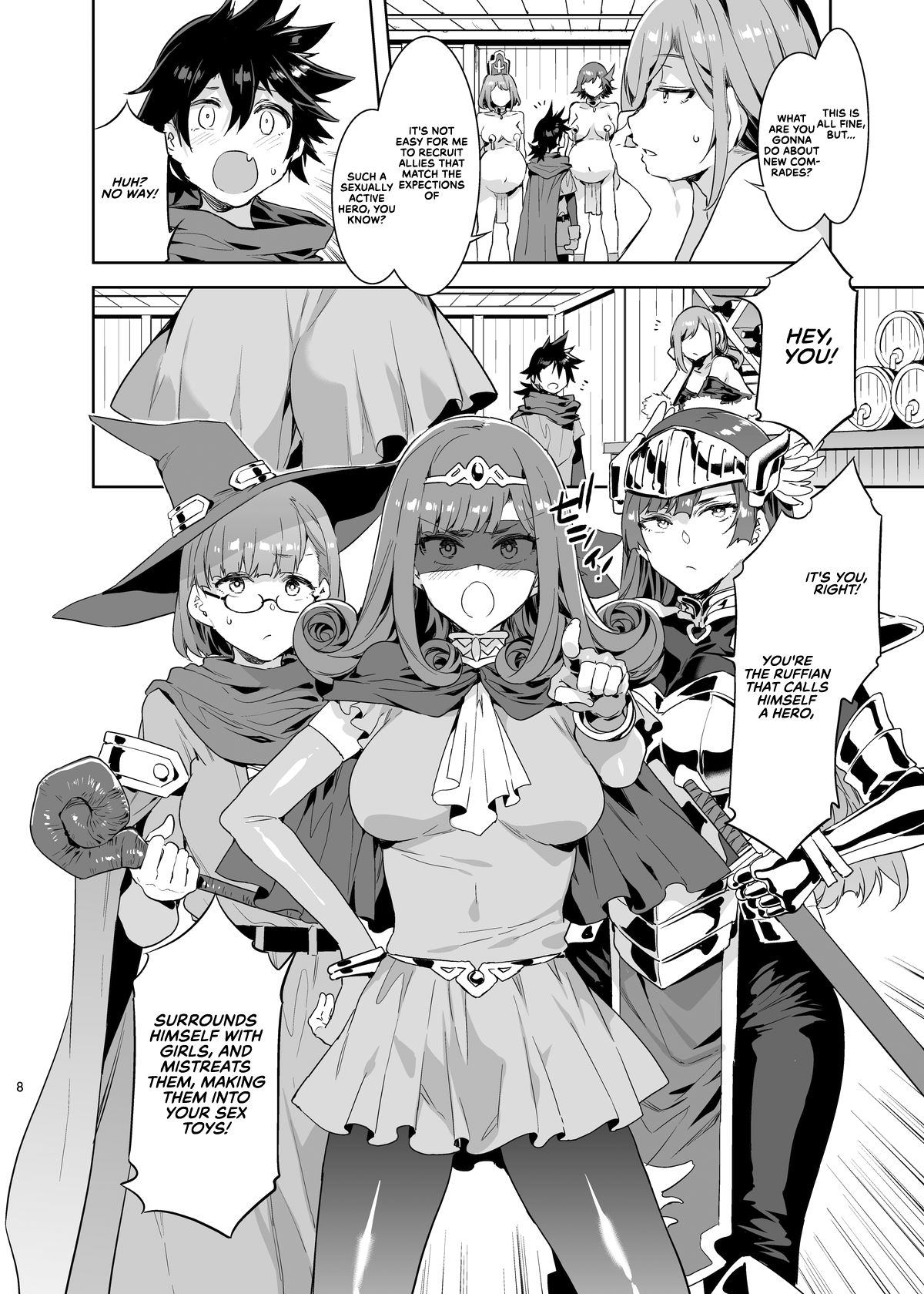 Seiyoku ni Shoujiki Sugiru Shota Yuusha (Dragon Quest) [Mizuryu Kei] - Chapter 2 — Page 9