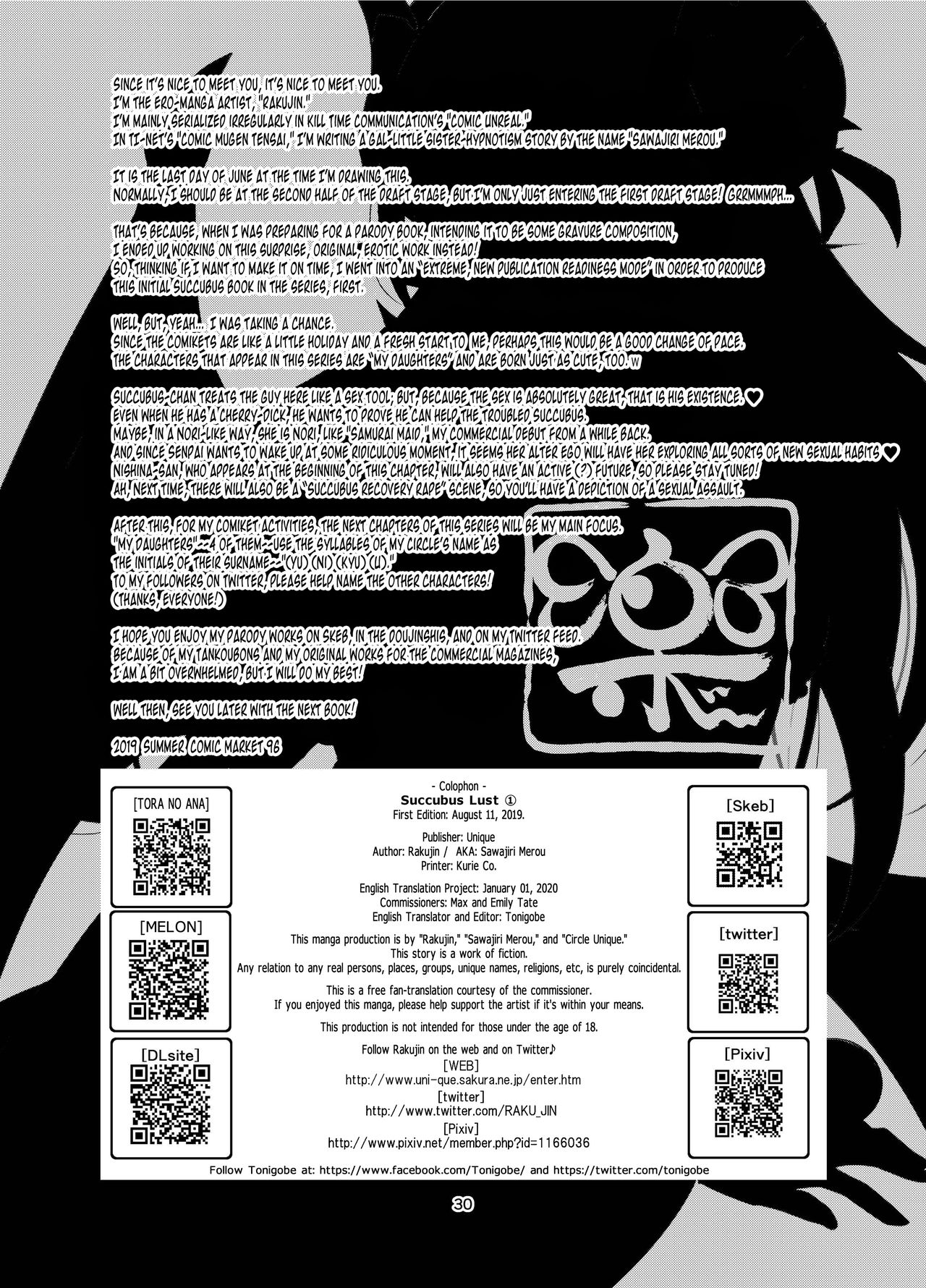 Succubus Lust [Rakujin] - Chapter 1 — Page 30