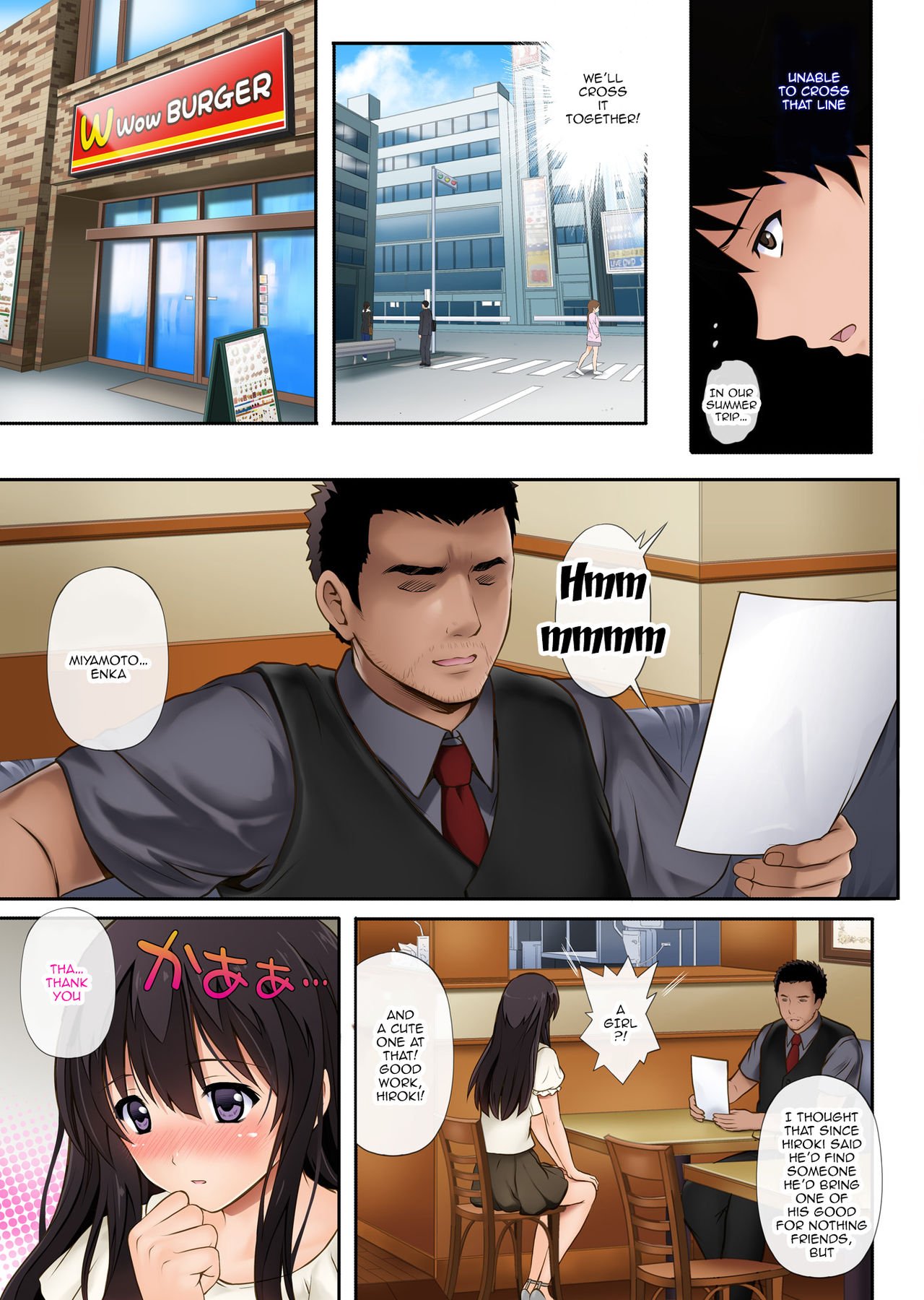 Kare to Watashi to Tenchou no Shinya Kinmu [Izumi, Reizei] - Chapter 1 — Page 8
