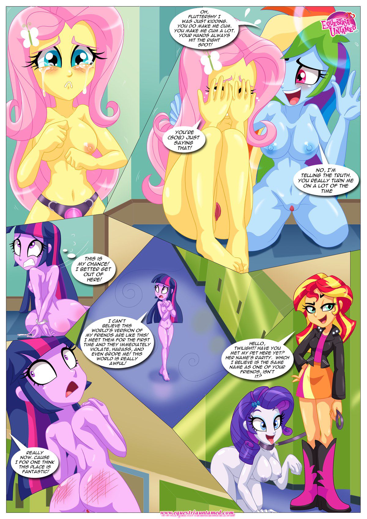 Sexquestria Girls (My Little Pony – Equestria Girls) [Palcomix] - Chapter 1 — Page 16