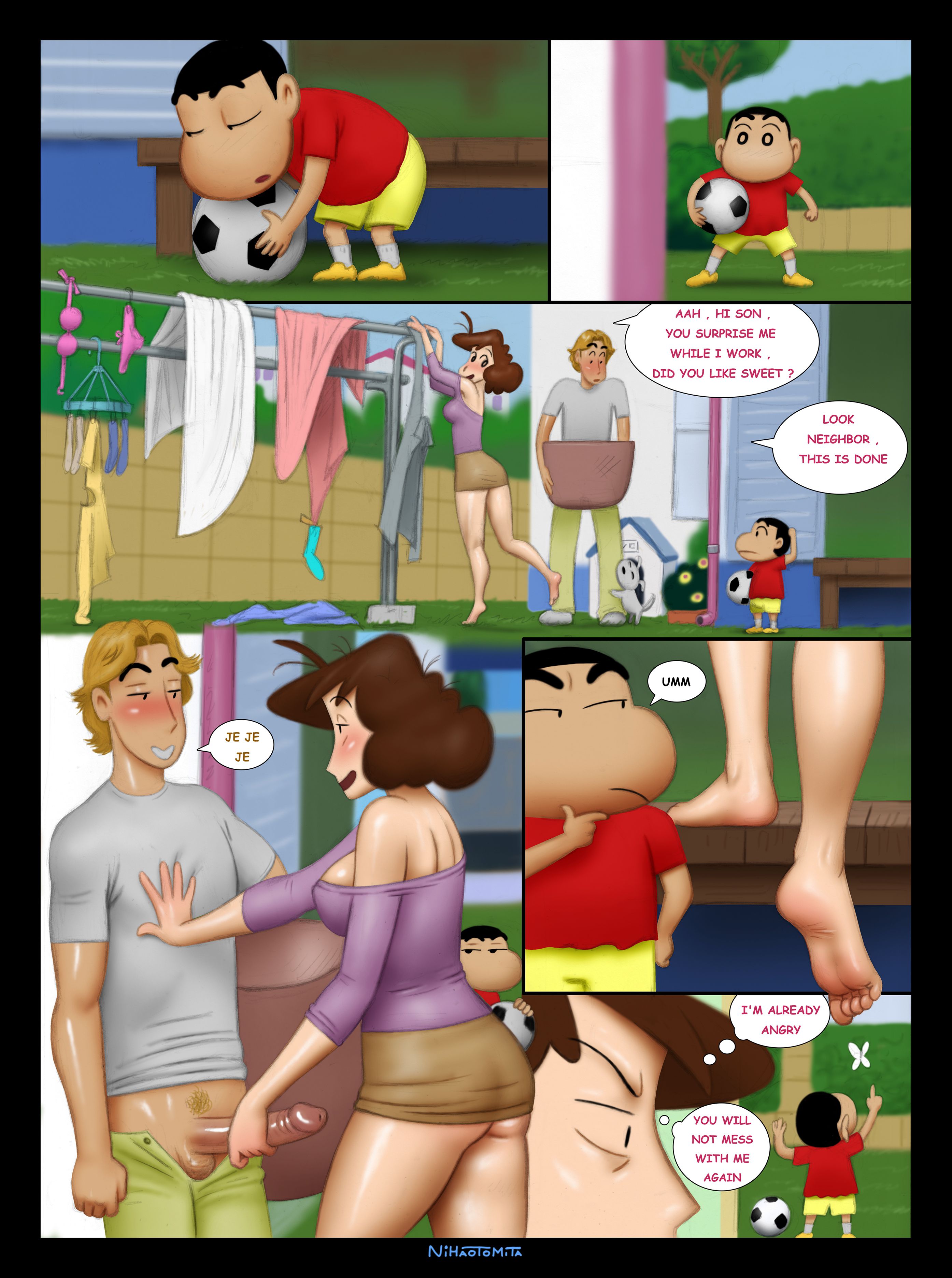 Misae Needs A Fuck (Crayon Shin-chan) [Nihaotomita] - Chapter 1 — Page 17