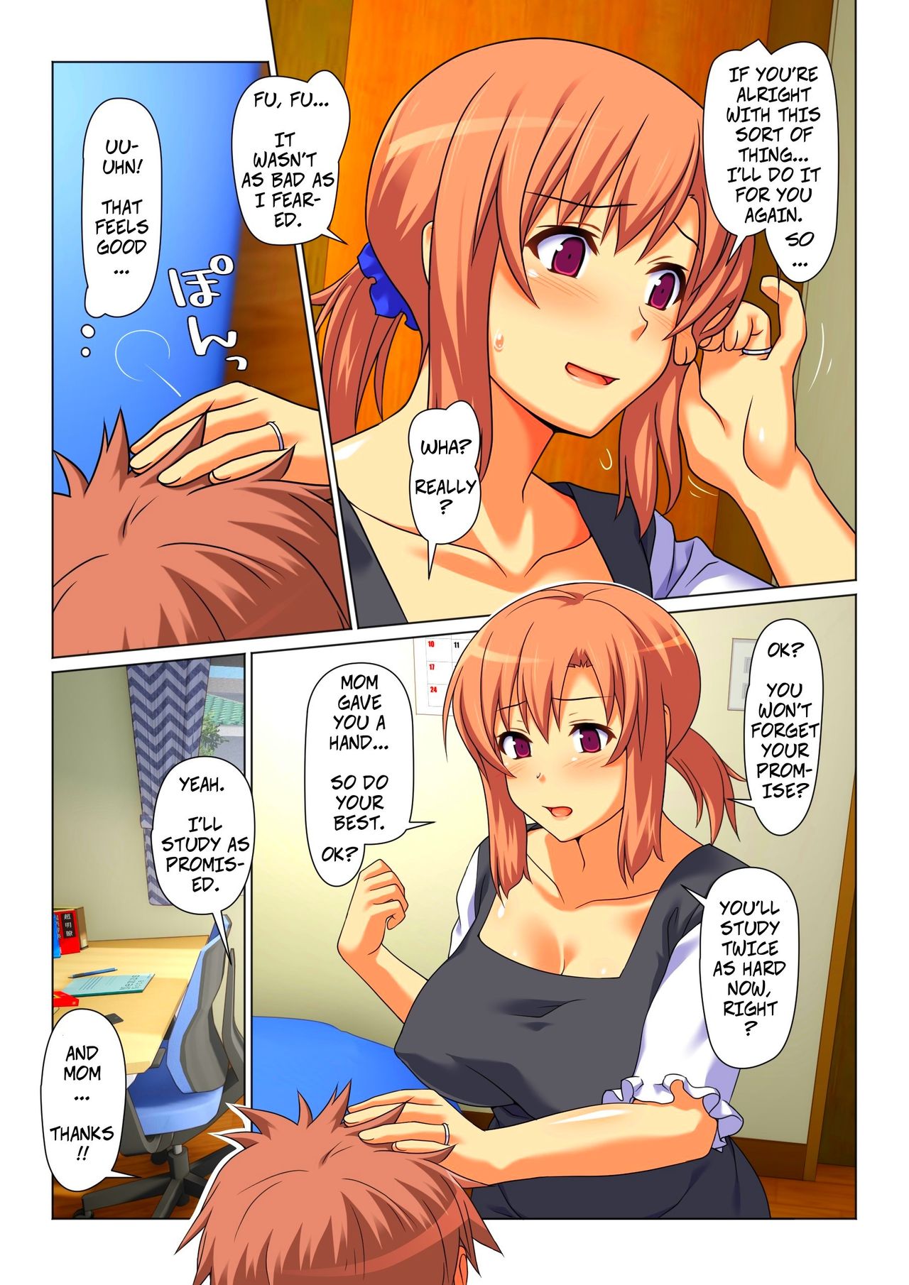 Mom Will Put Out Everyday On The Condition That His Grades Improve [Kamatori Pokari] - Chapter 1 — Page 12