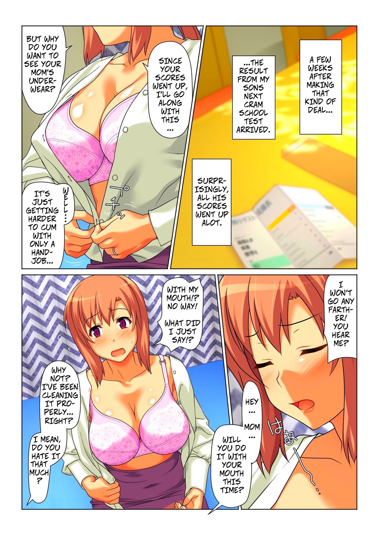Mom Will Put Out Everyday On The Condition That His Grades Improve [Kamatori Pokari] - Chapter 1 — Page 15