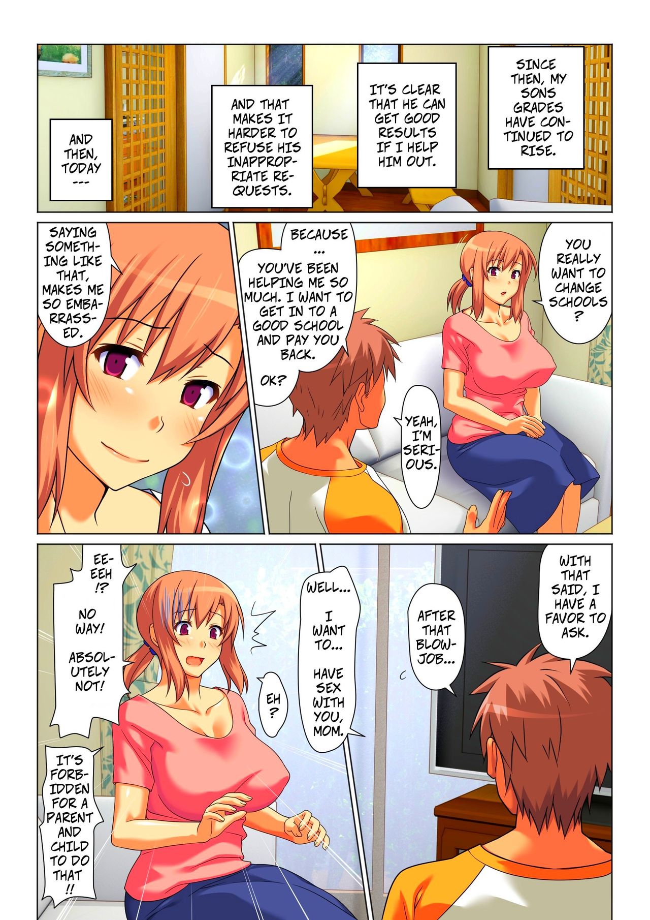 Mom Will Put Out Everyday On The Condition That His Grades Improve [Kamatori Pokari] - Chapter 1 — Page 23