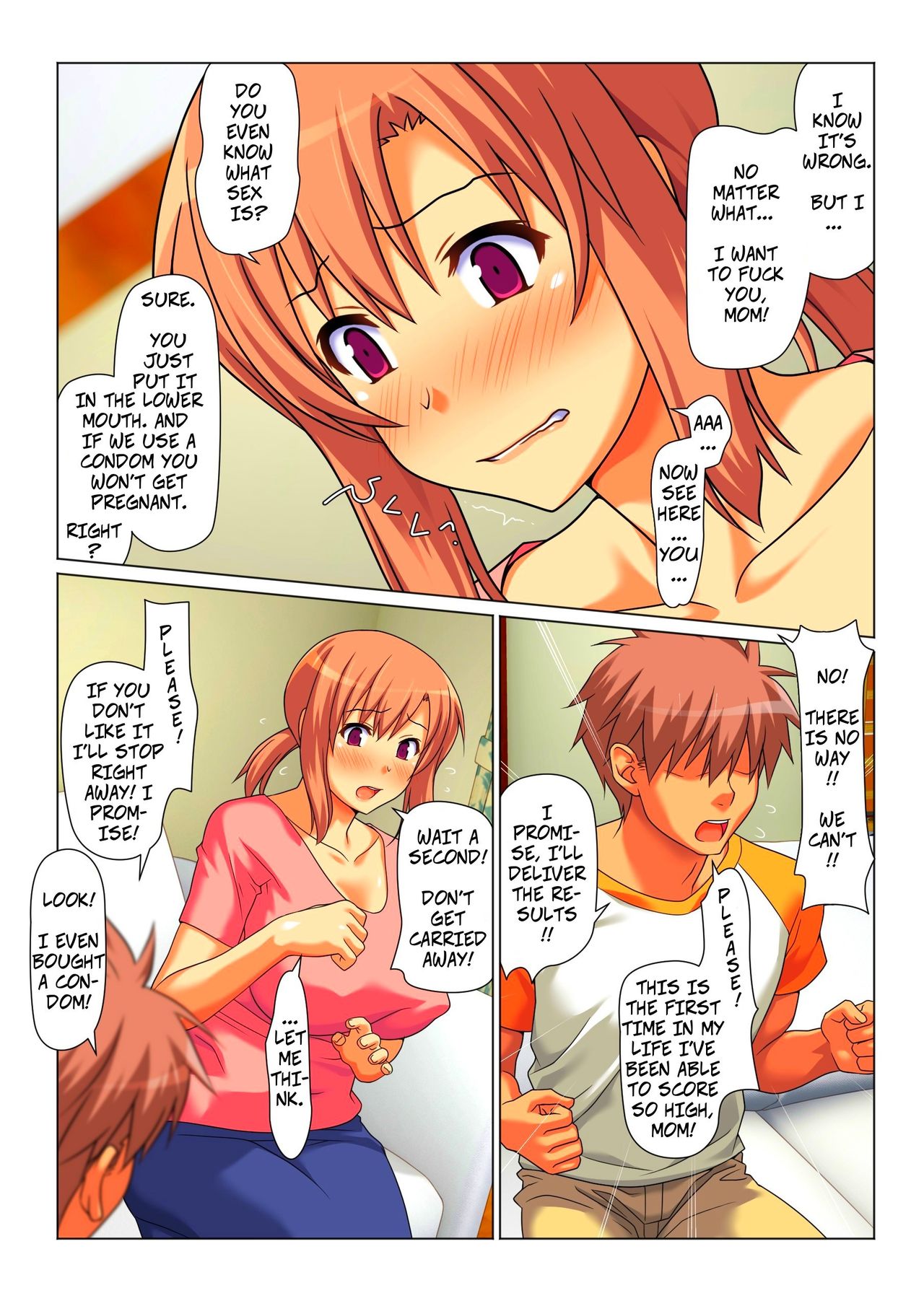 Mom Will Put Out Everyday On The Condition That His Grades Improve [Kamatori Pokari] - Chapter 1 — Page 24