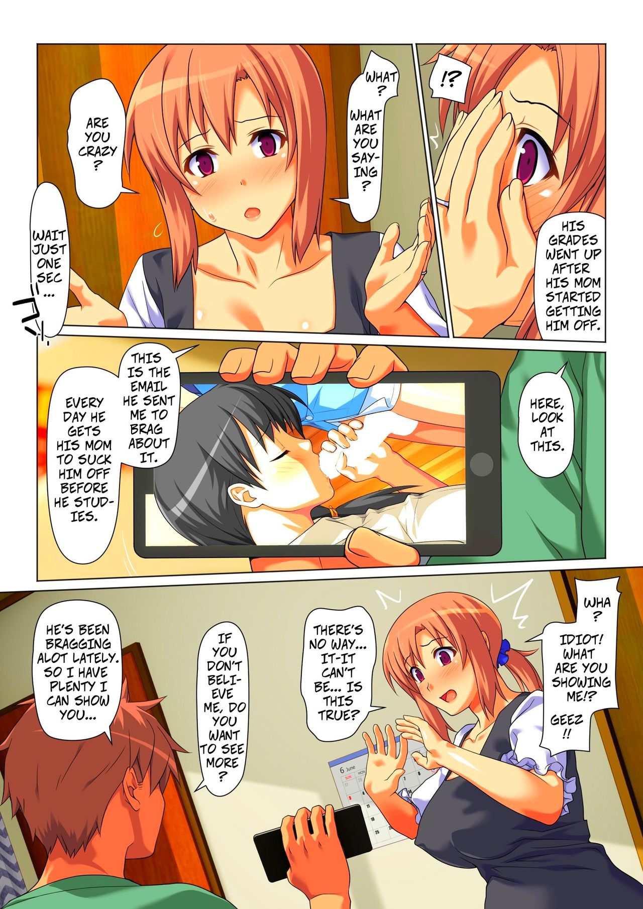 Mom Will Put Out Everyday On The Condition That His Grades Improve [Kamatori Pokari] - Chapter 1 — Page 4