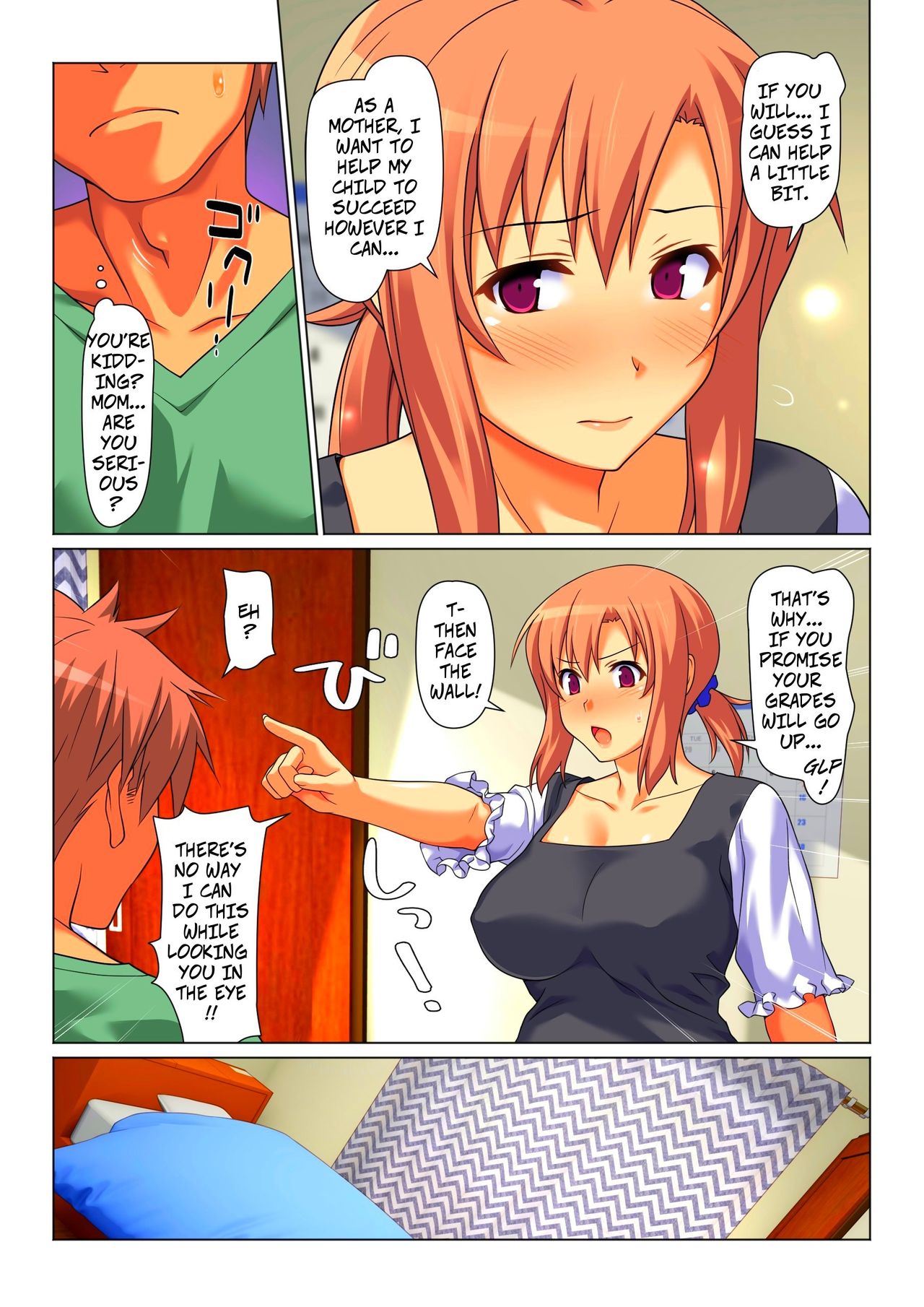 Mom Will Put Out Everyday On The Condition That His Grades Improve [Kamatori Pokari] - Chapter 1 — Page 7