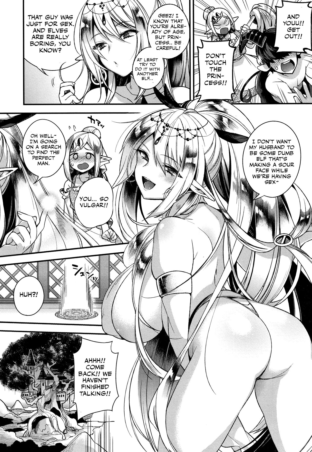 Shotaku-kun wa Elf no Hime-sama o Jouzu ni Haramaserareru kana? [Shindou] - Chapter 1 — Page 6