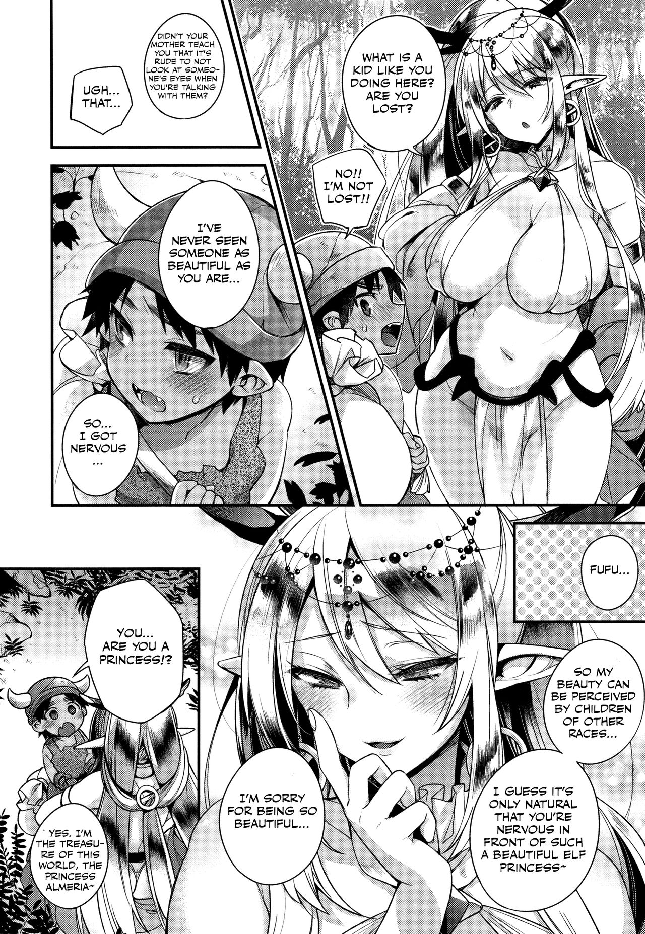Shotaku-kun wa Elf no Hime-sama o Jouzu ni Haramaserareru kana? [Shindou] - Chapter 1 — Page 8