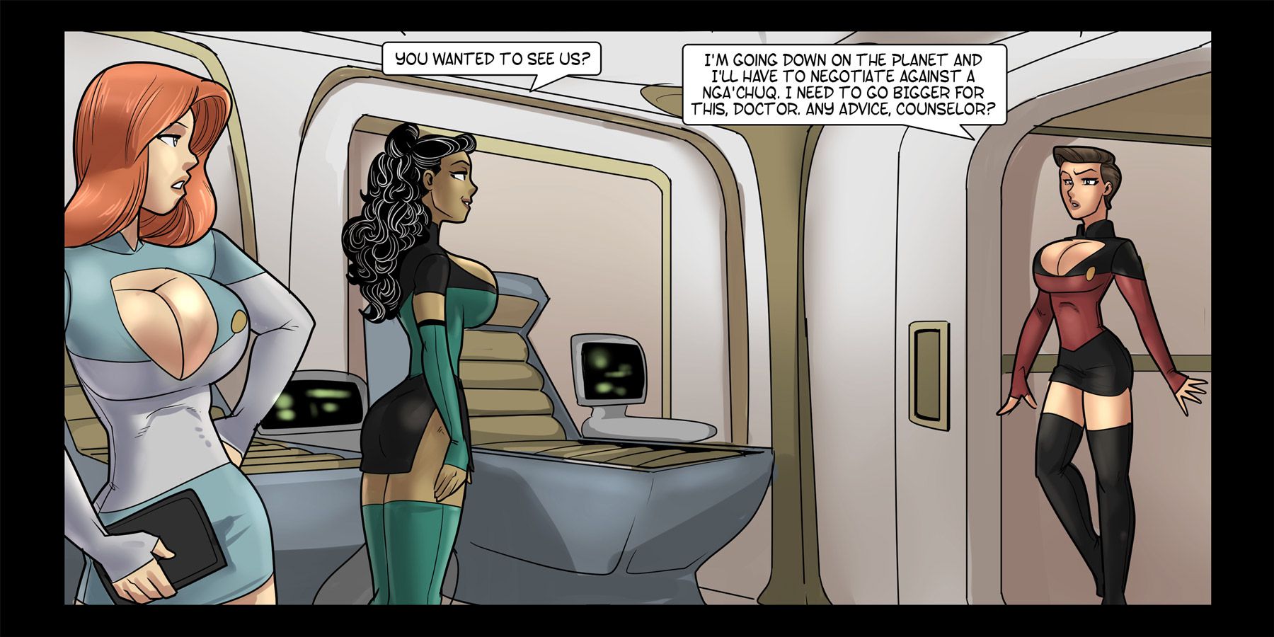 Galaxy Jaunt (Star Trek) [Rabies T Lagomorph] - Chapter 1 — Page 12