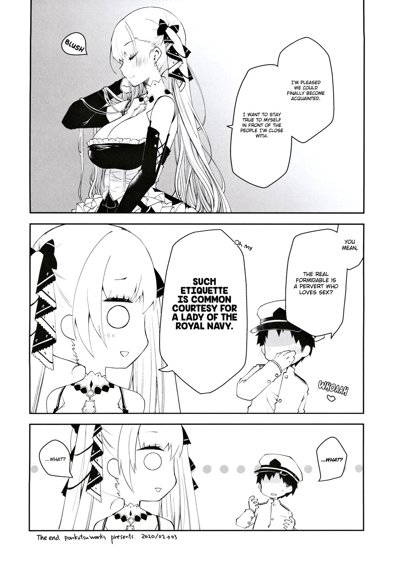 Royal Lady no Tashinami (Azur Lane) [Ponkotsu Works] - Chapter 1 — Page 15