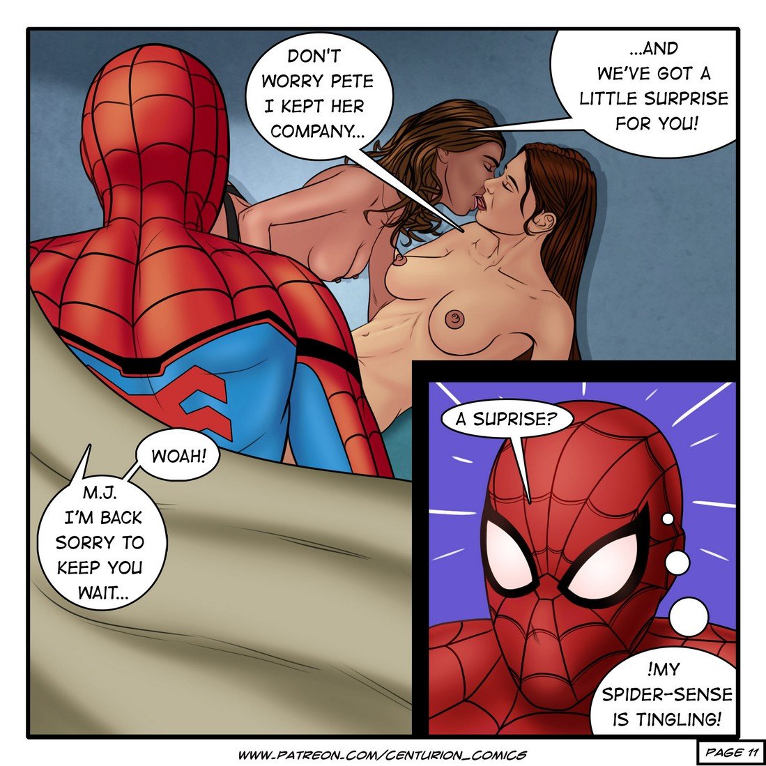 Cumming Home (Spider-Man) [Pegasus Smith] - Chapter 1 — Page 12