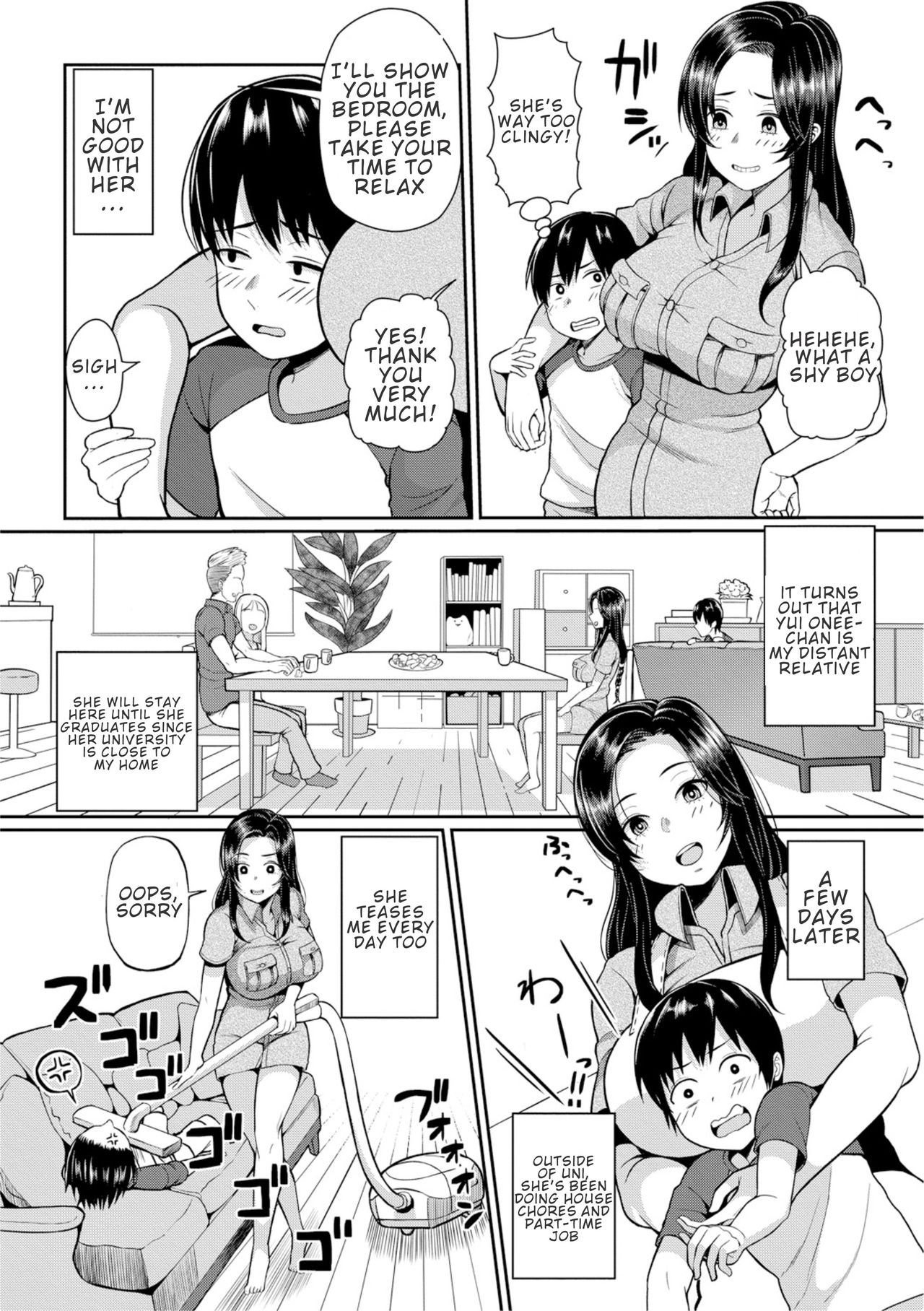 Freeloader College Girl And Shota Boy [Kayumidome] - Chapter 1 — Page 4