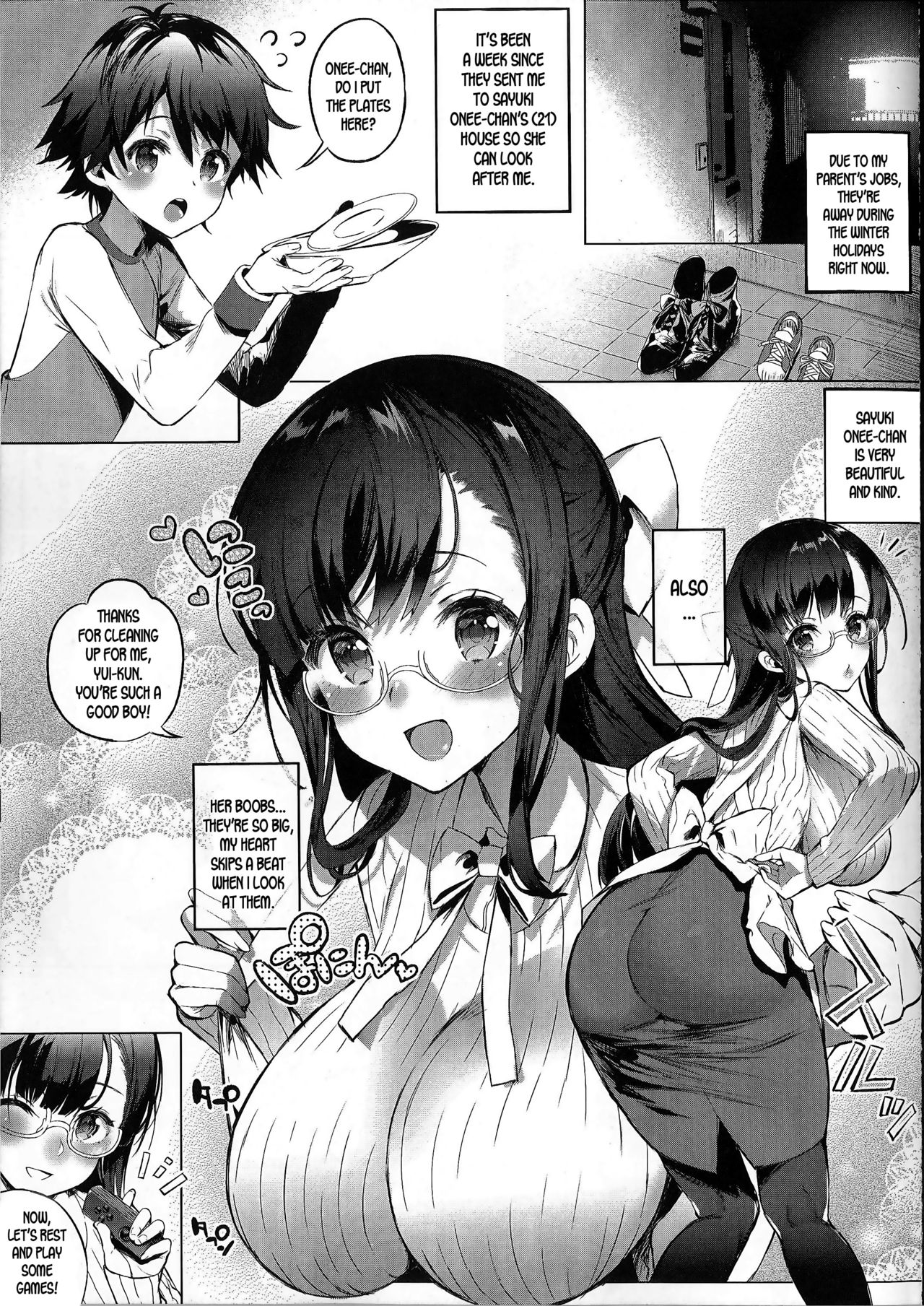 Sayuki Onee-san wa Gaman ga Dekinai [Poruno Ibuki] - Chapter 1 — Page 5