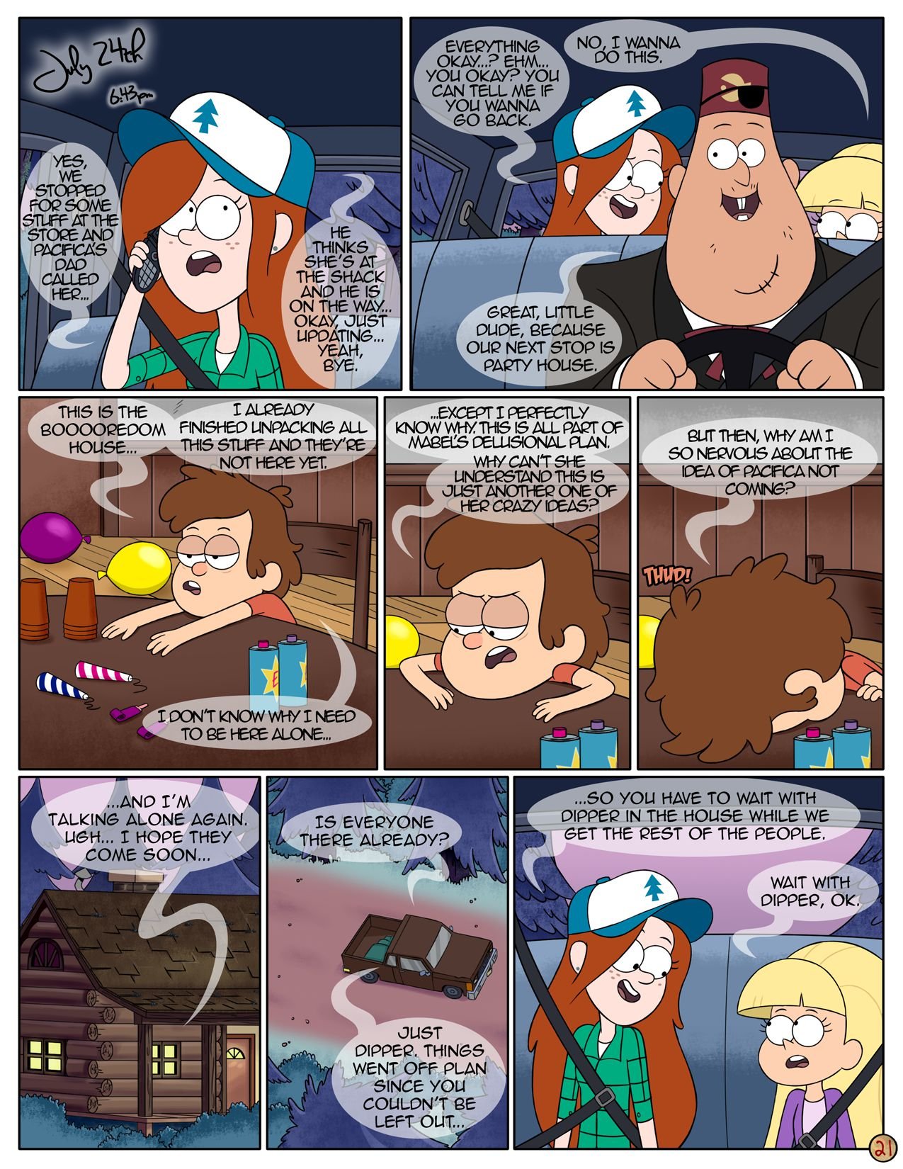 Next Summer (Gravity Falls) [Area] - Chapter 1 — Page 22