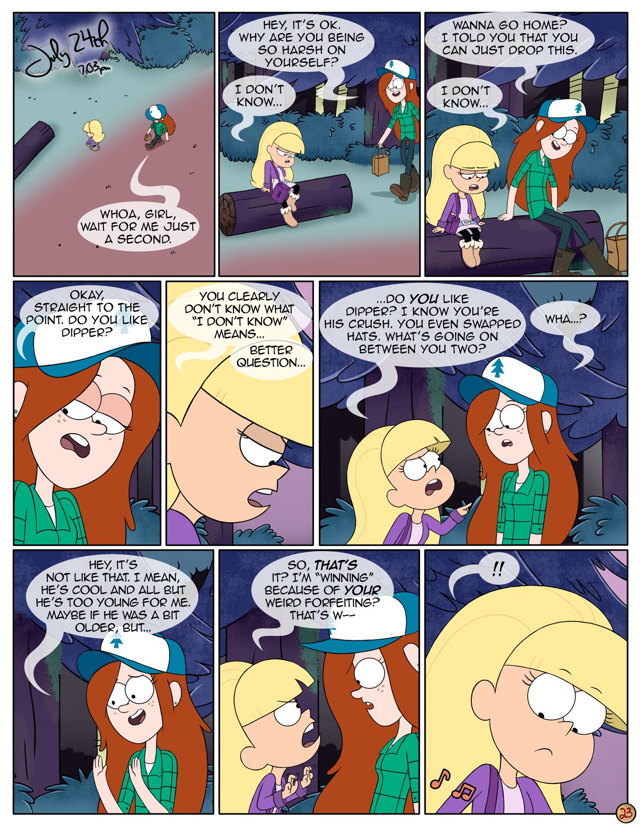 Next Summer (Gravity Falls) [Area] - Chapter 1 — Page 24