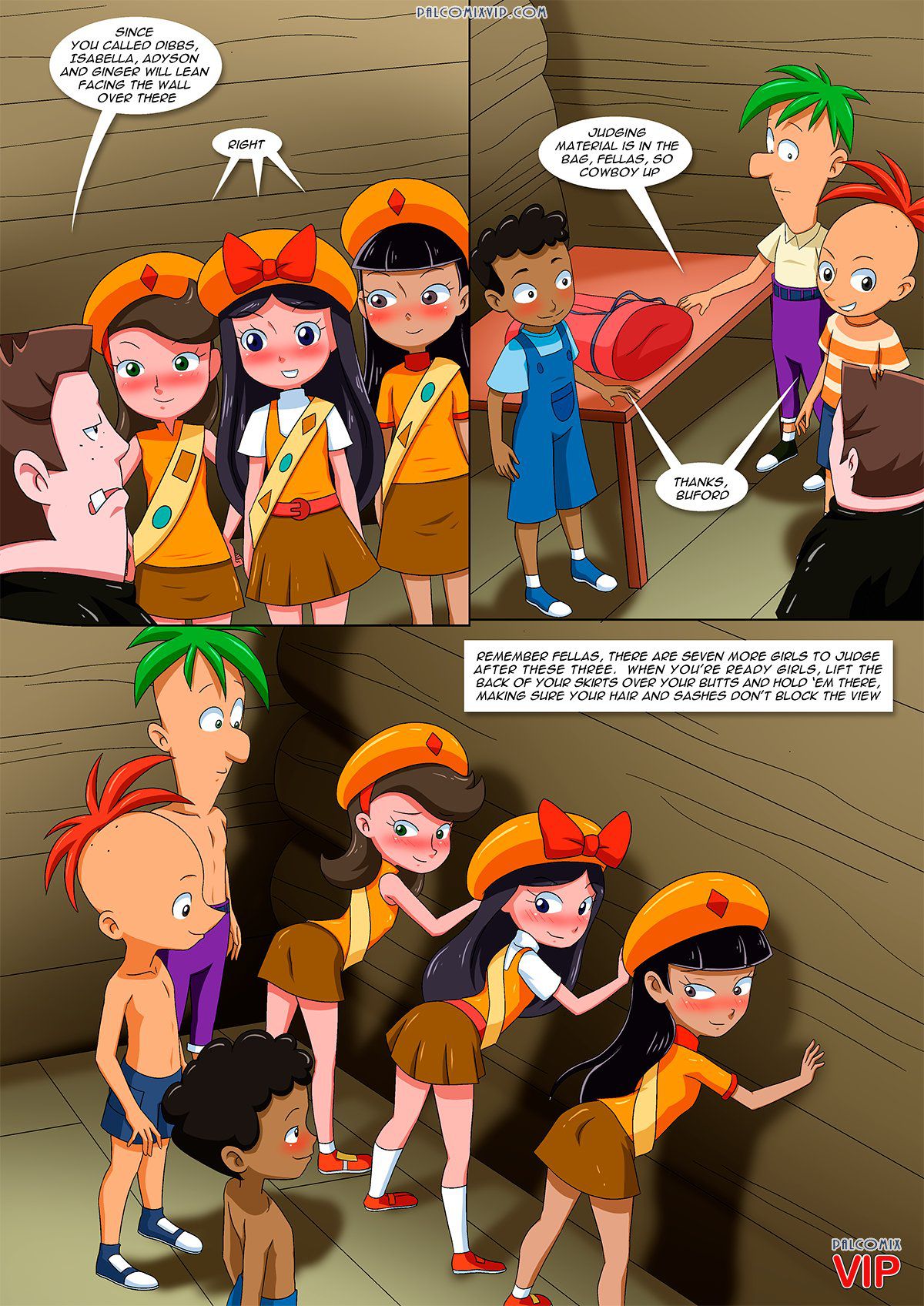 Fireside Colors (Phineas and Ferb) [PalComix] - Chapter 1 — Page 9