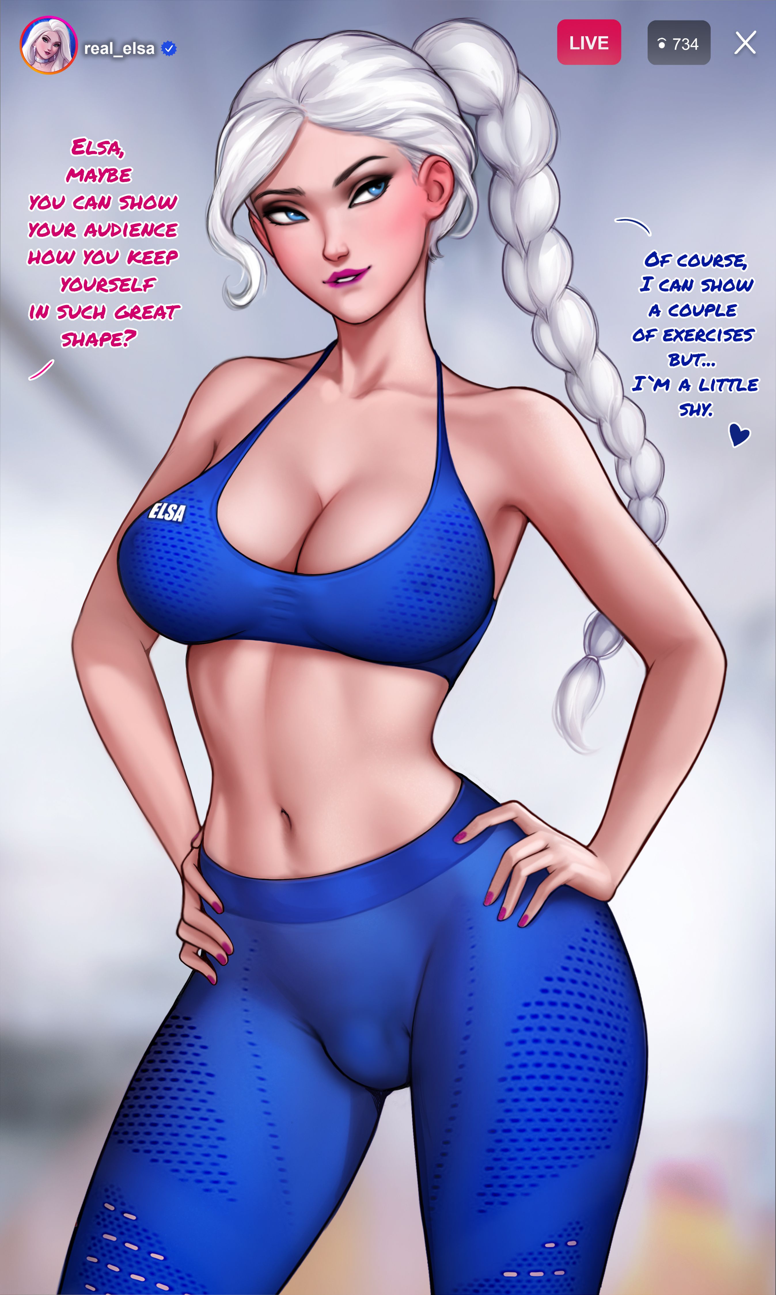 How To Train Your Ass With Elsa (Frozen) [Aroma Sensei] - Chapter 1.2 — Page 4