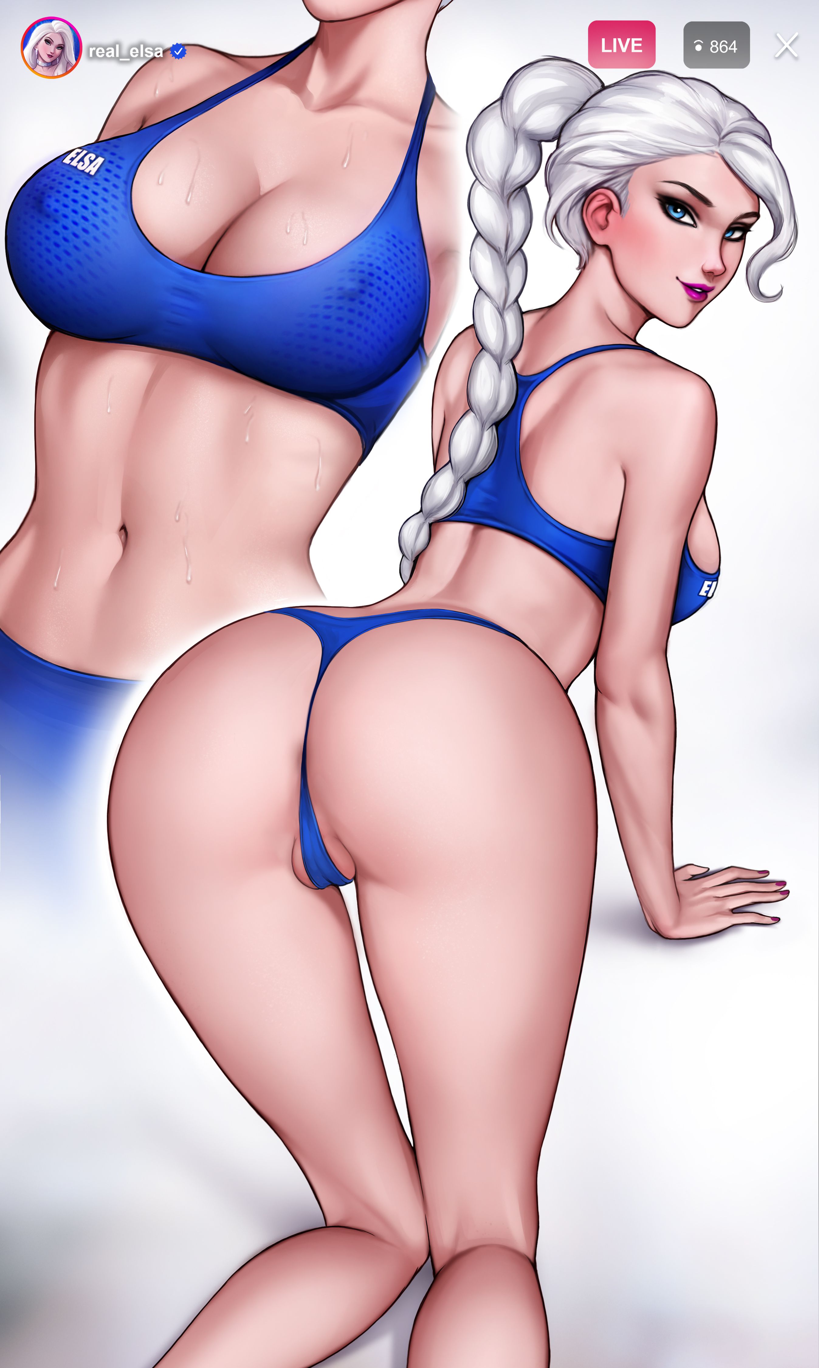 How To Train Your Ass With Elsa (Frozen) [Aroma Sensei] - Chapter 1.3 — Page 6