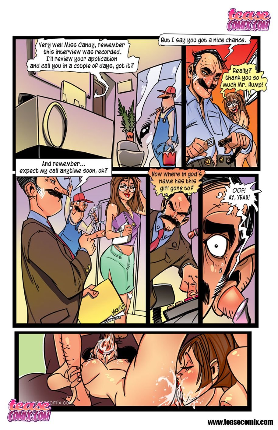 Jenny Needs A Job [Tease Comix] - Chapter 1 — Page 10
