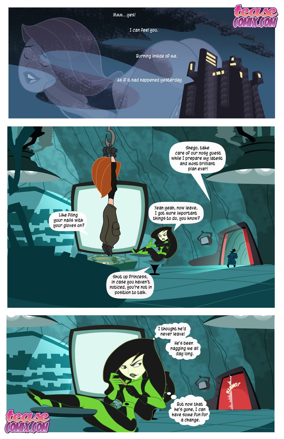 Kim Loves Shego (Kim Possible) [Tease Comix] - Chapter 1 — Page 4