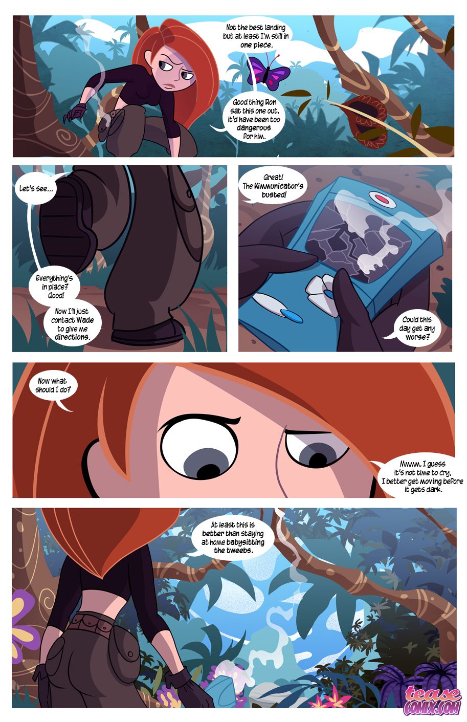 Kim Vs. Kaa (Kim Possible , The Jungle Book) [Tease Comix] - Chapter 1 — Page 4